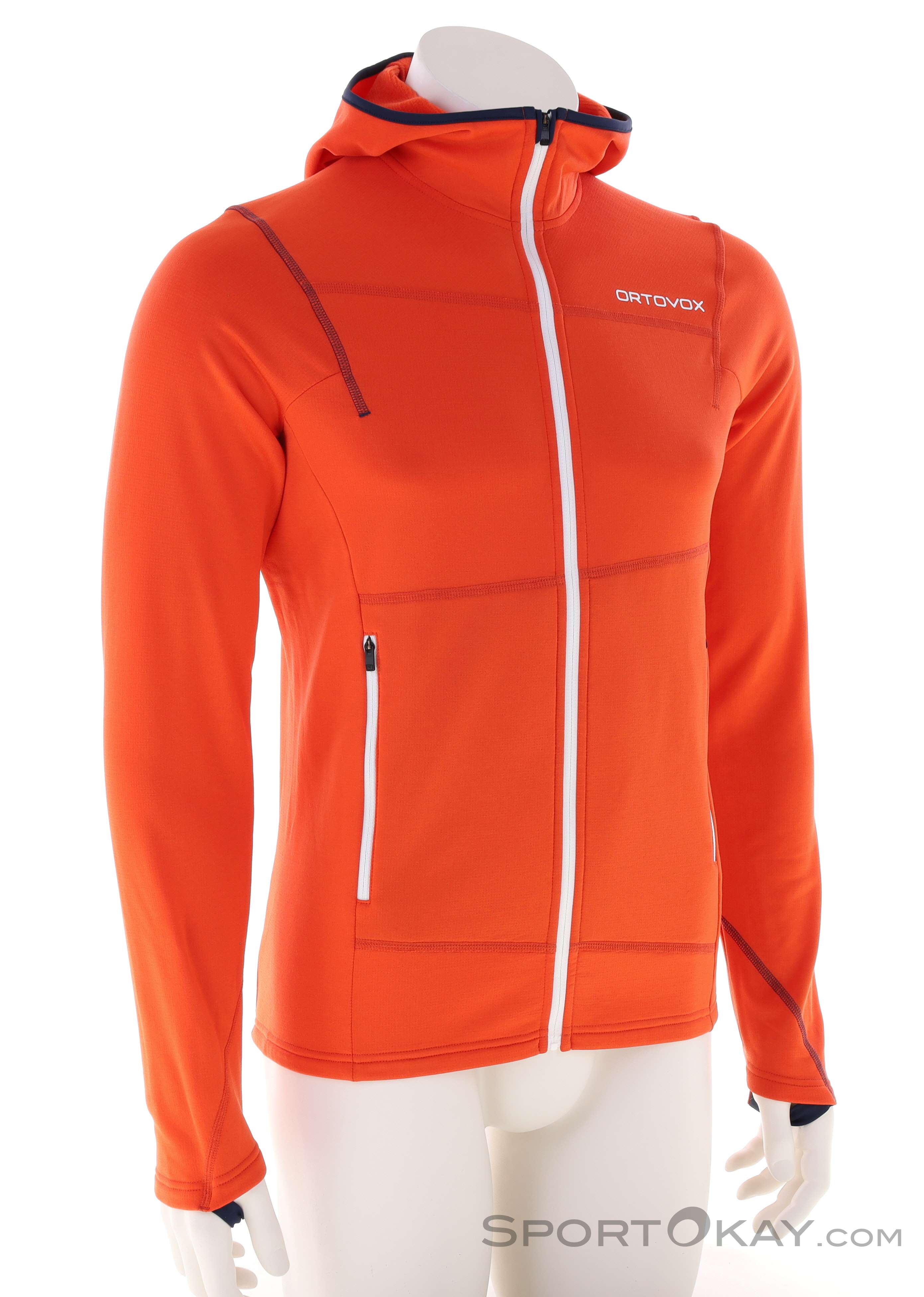 Ortovox Fleece Light Hoody Herren Fleecejacke, Ortovox, Orange, , Herren, 0016-12236, 5638282699, 4255736205212, N1-01.jpg