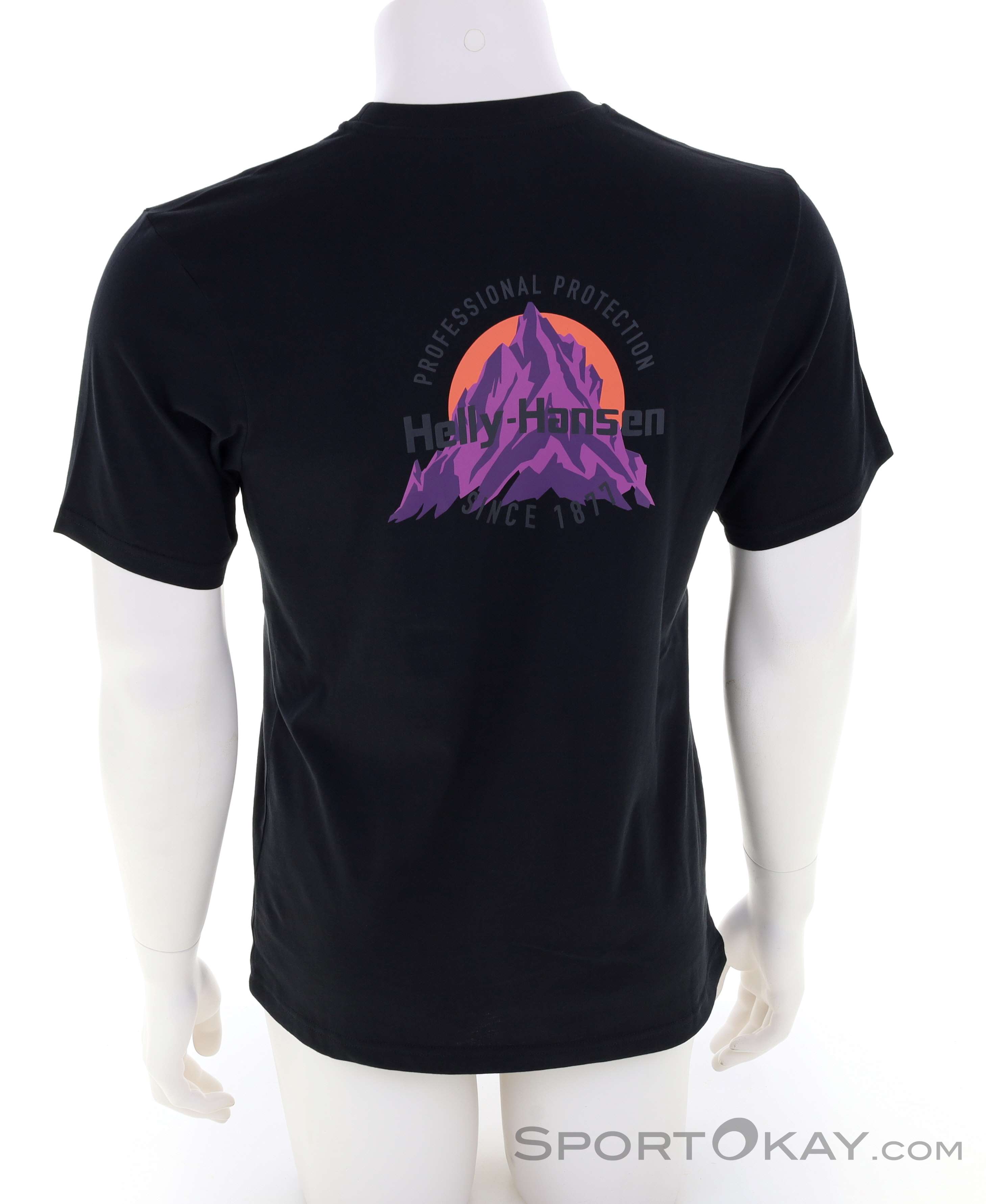 Helly Hansen Herren Core Graphic T-Shirt – Marinelblau, Basic-Shirt Mit Logo