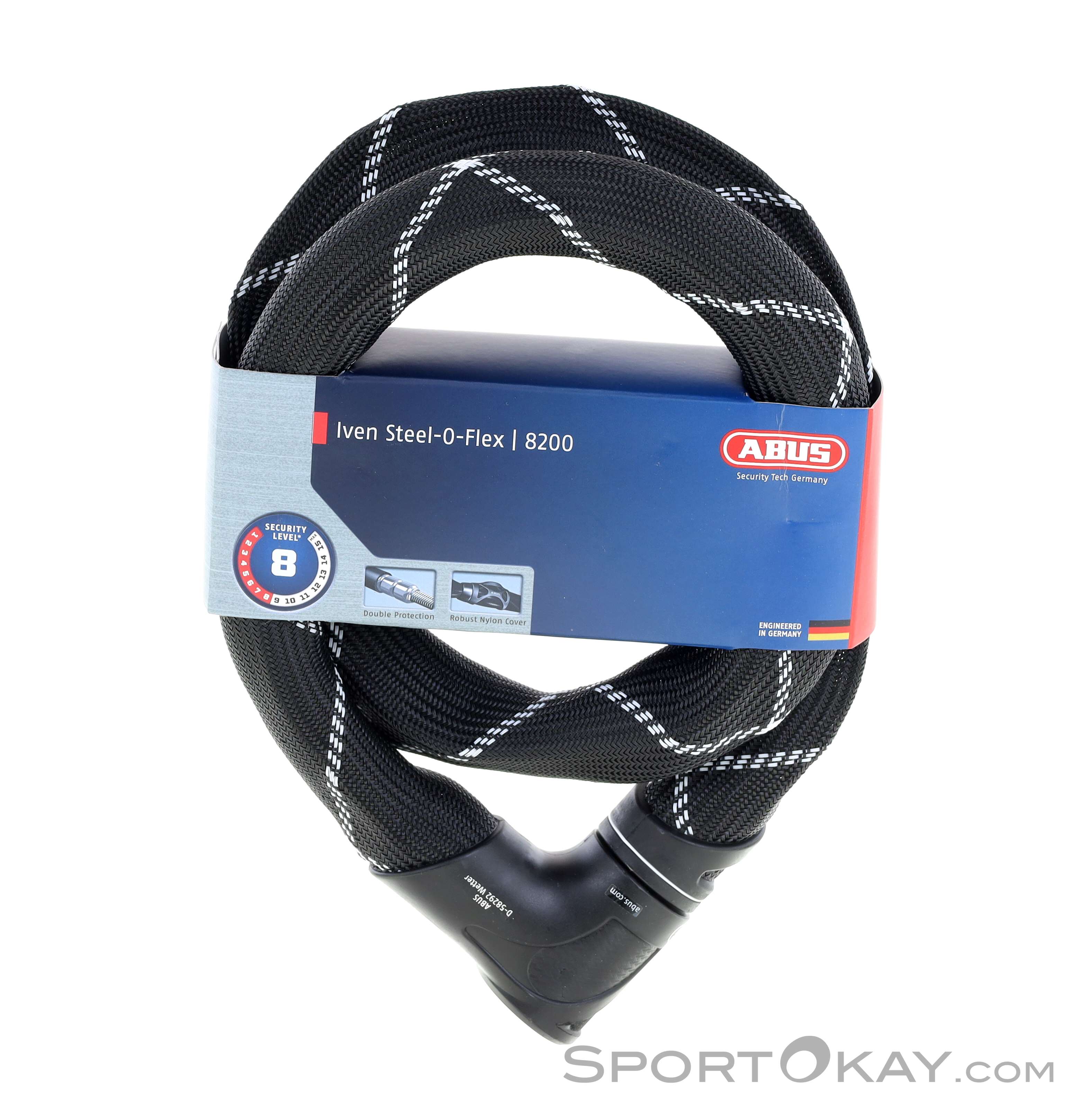 ABUS スチールリンクロック（85cm） 8200/85 Steel-O-Flex Iven 8200