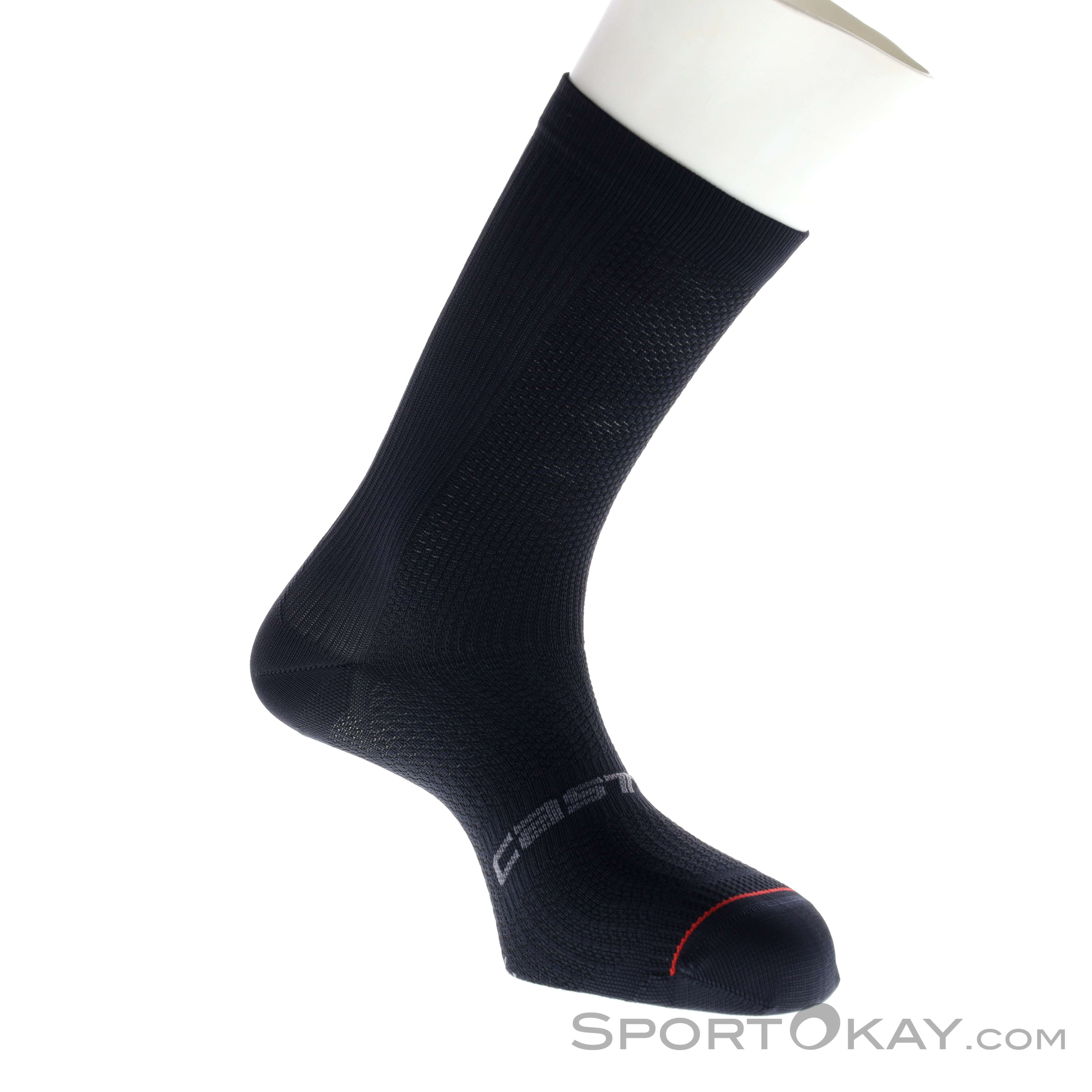 Chaussettes Cyclisme Castelli Expresso - Taille S/M - Noires - Neuves Avec Étiquettes