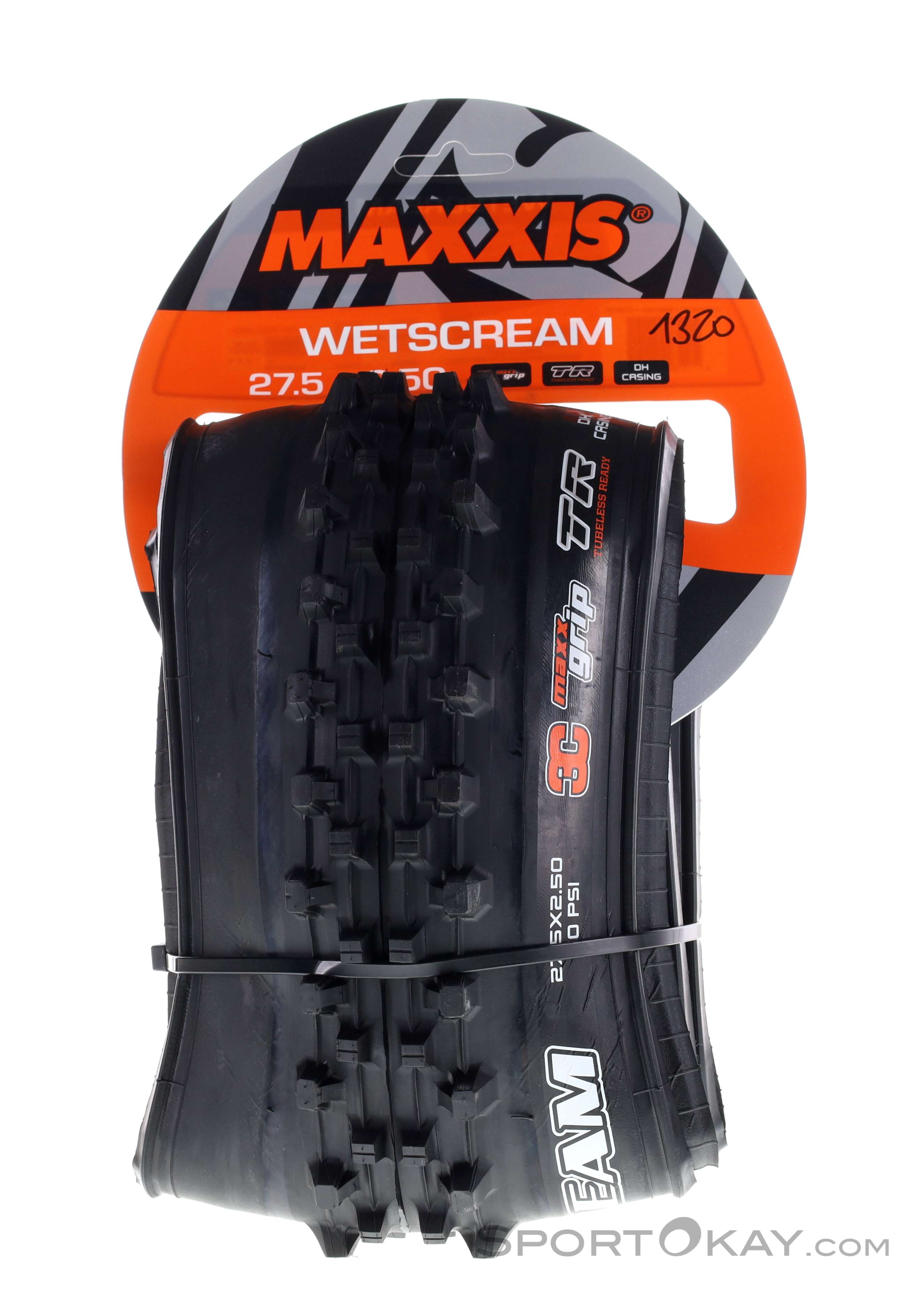 Maxxis WetScream 27,5, (WT), 3C MaxxGrip, TR Tire Tire