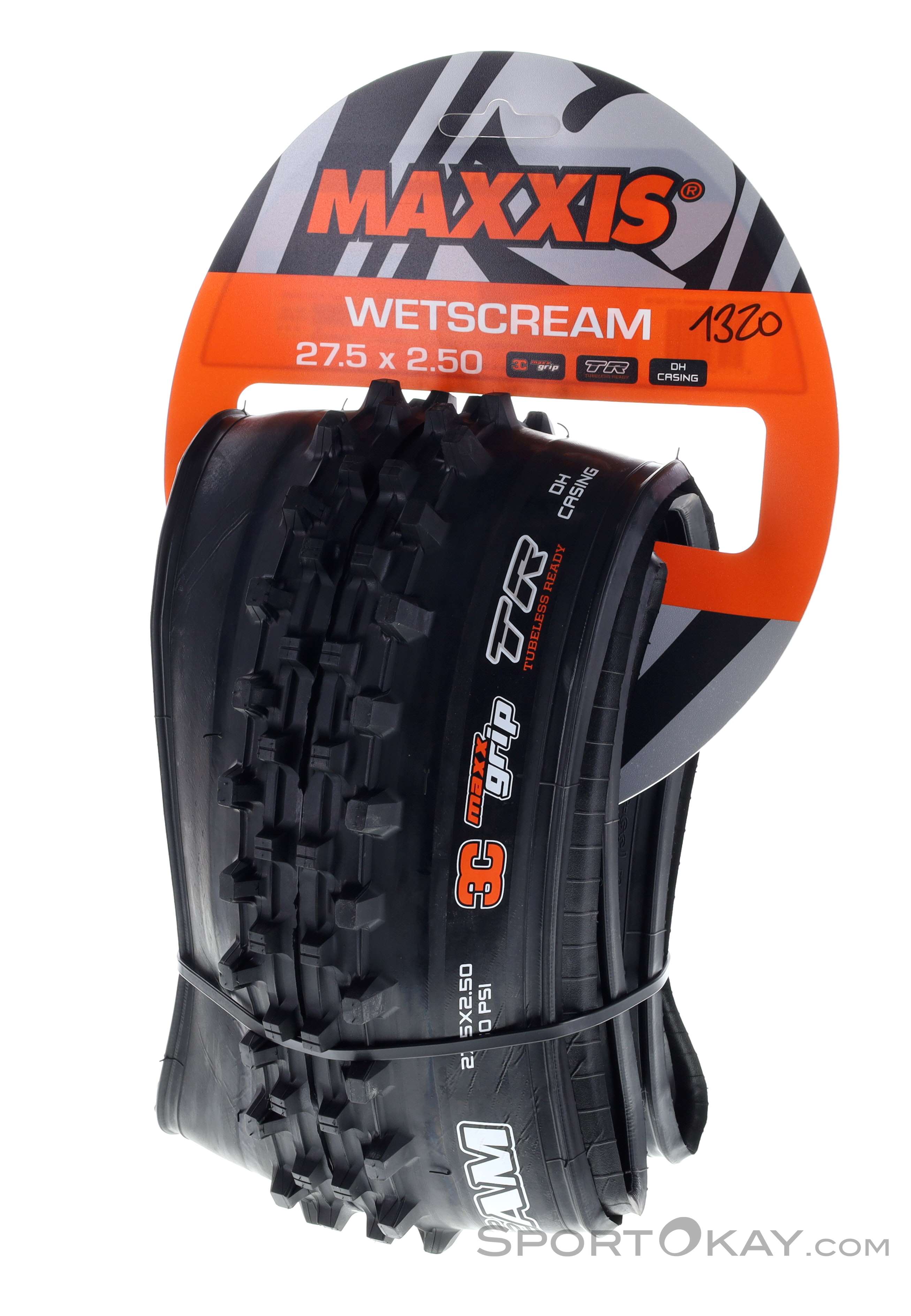 Maxxis WetScream 27,5, 2.50 (WT), 3C MaxxGrip, TR Tire - Tire 