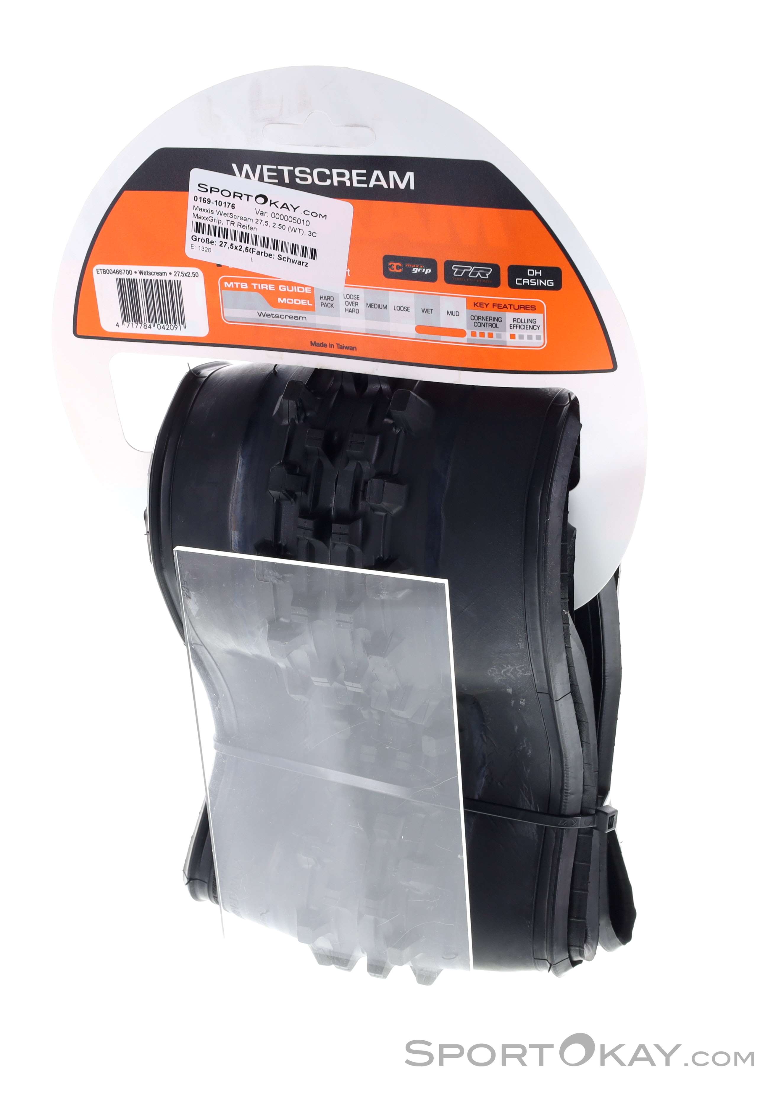 Maxxis WetScream 27,5, 2.50 (WT), 3C MaxxGrip, TR Tire