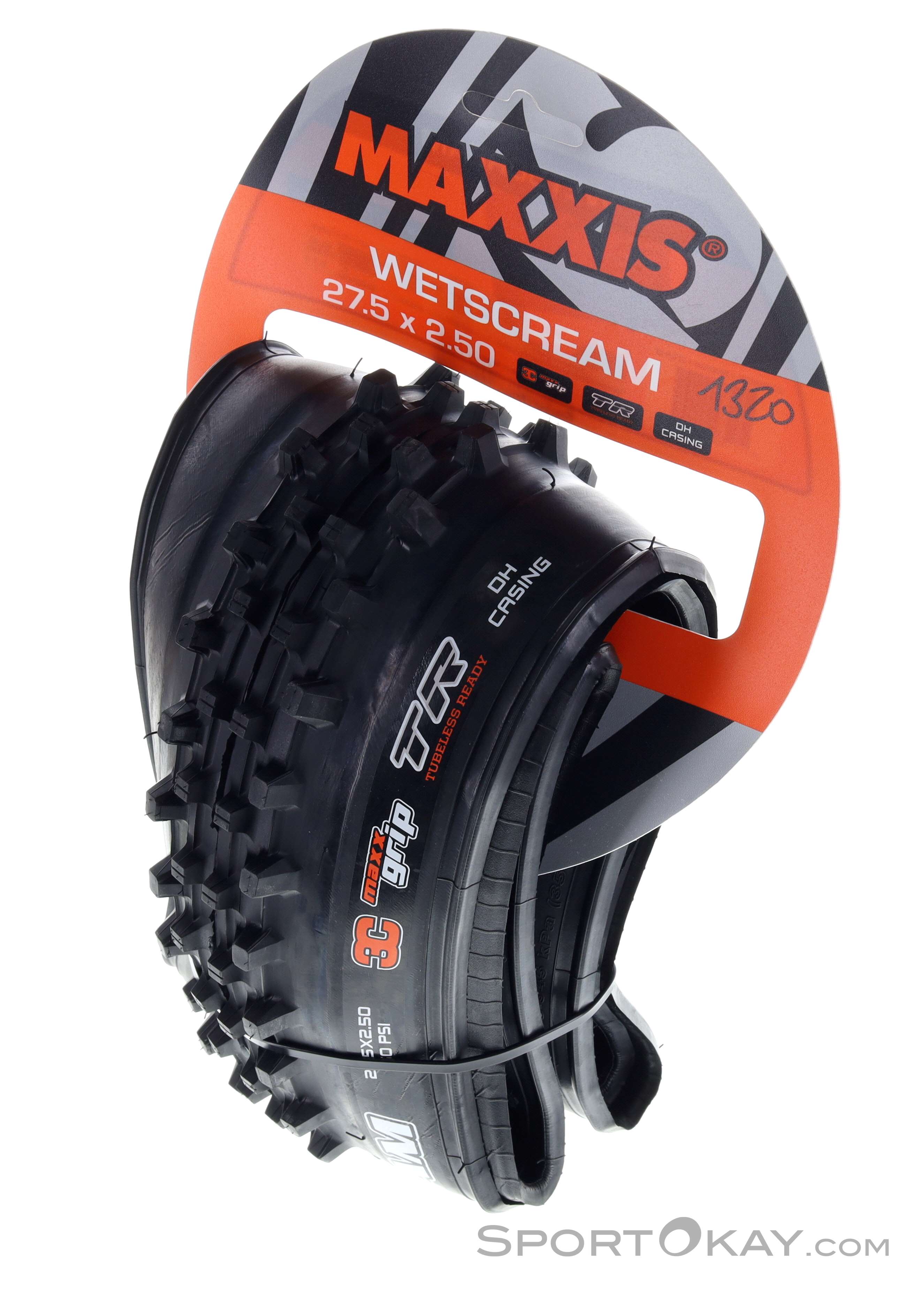 Maxxis WetScream 27,5, 2.50 (WT), 3C MaxxGrip, TR Tire