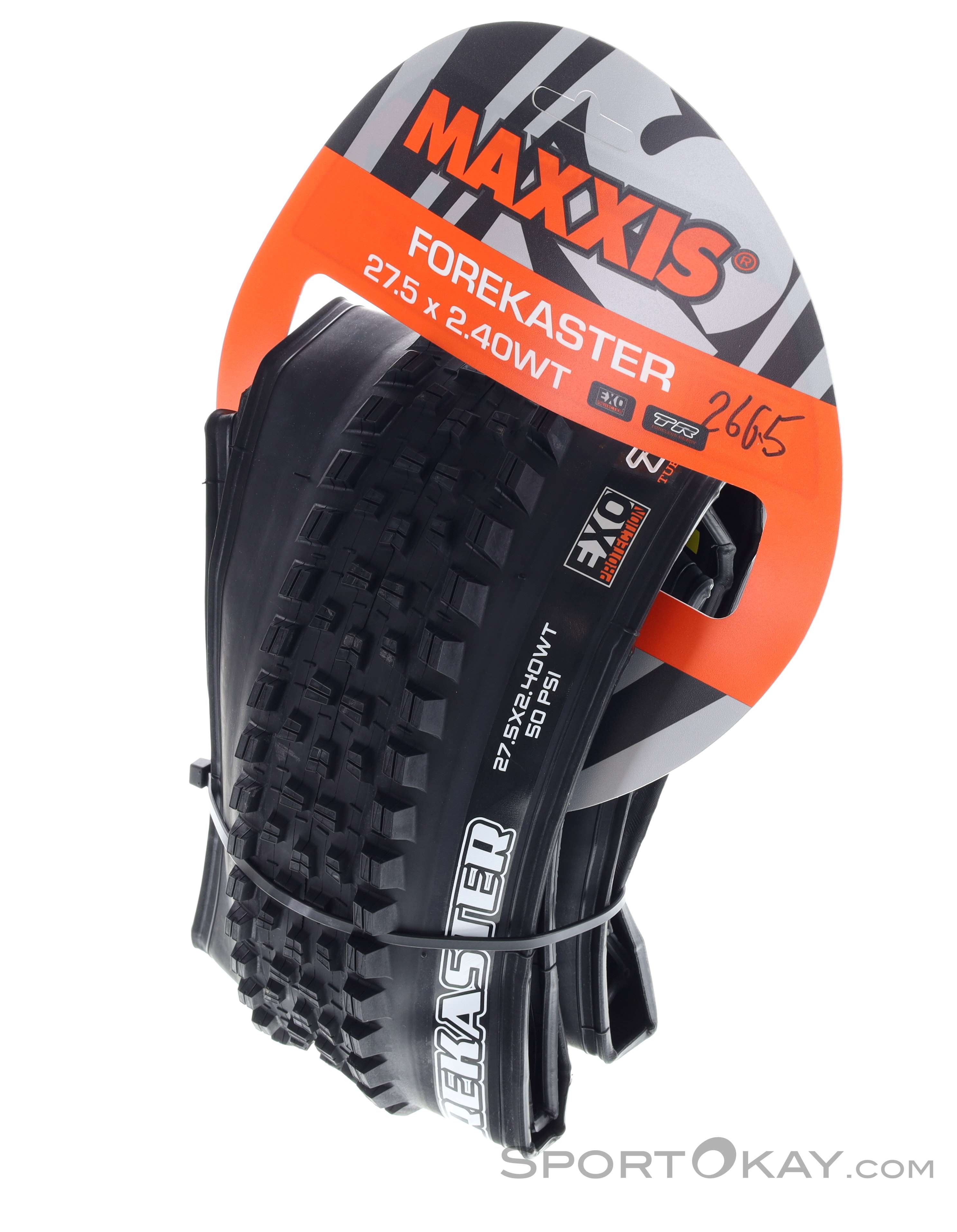 Maxxis Forekaster 27,5 (WT) Dual, TR EXO Tire Tire Tube