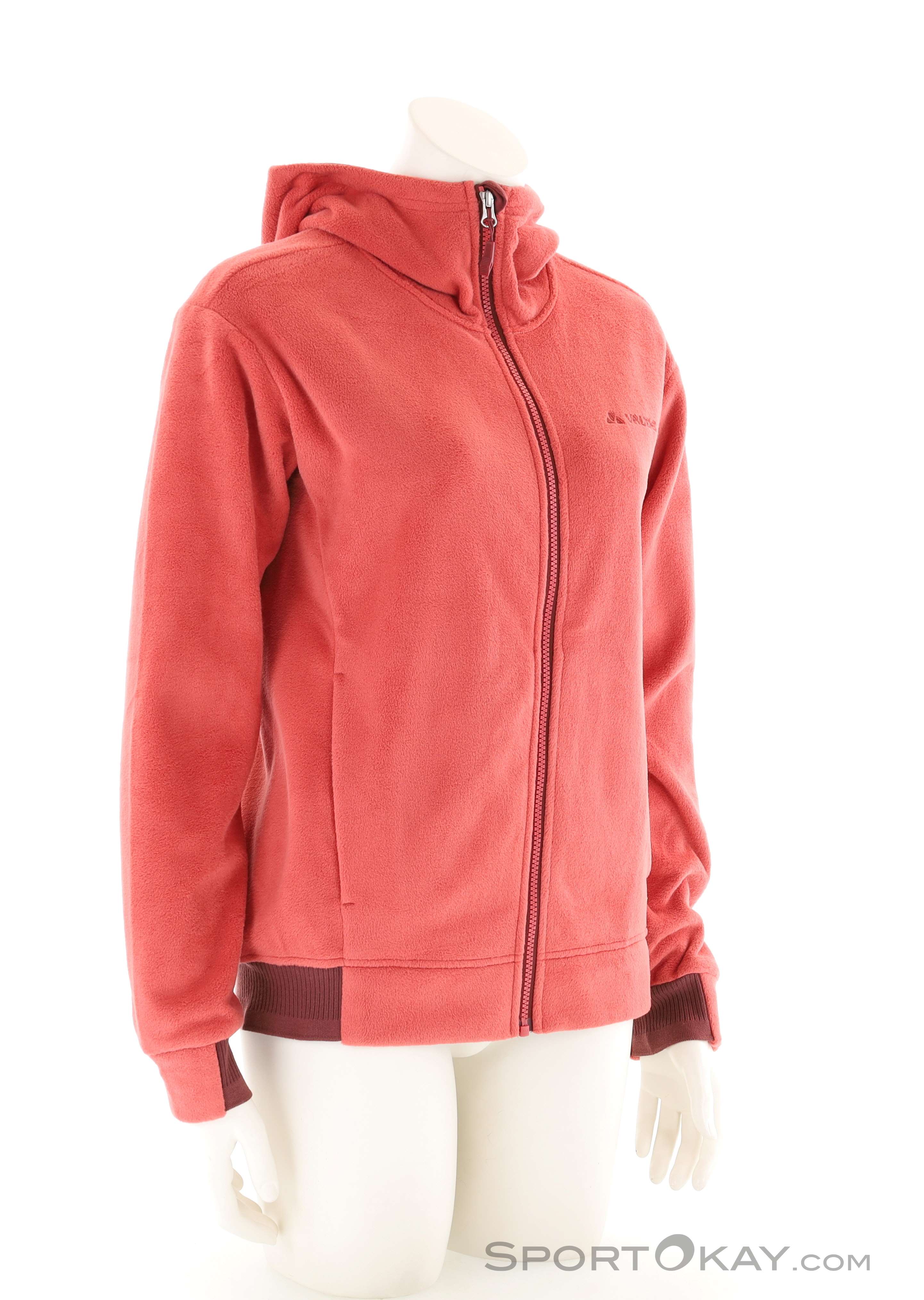 Giacca Felpa In Pile Donna VAUDE Neyland II | Morbida Calda Con Cappuccio | Sostenibile In Poliestere Riciclato