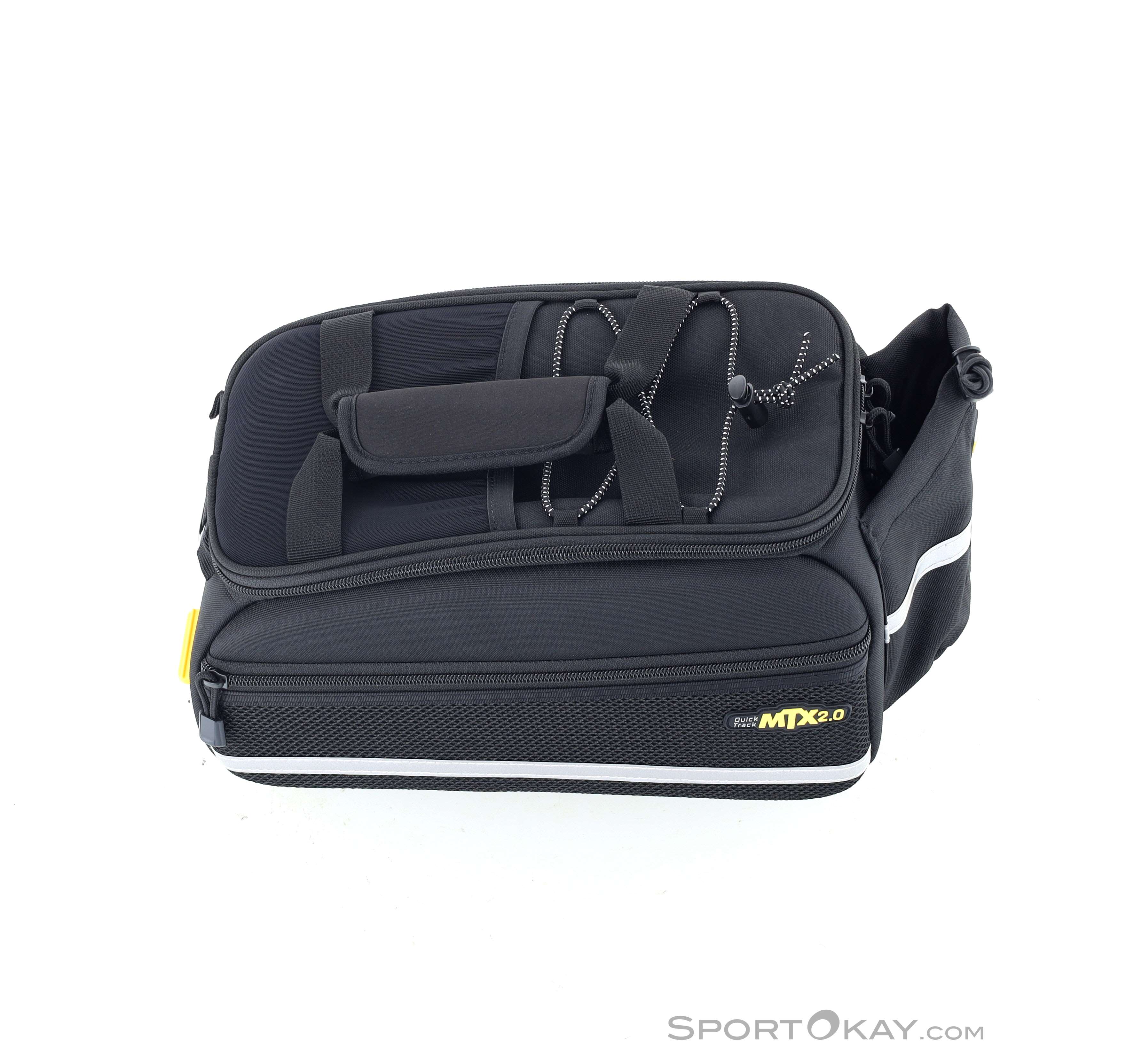 Sacoche De Coffre Topeak MTX Quick Track - Noir, Nylon, Fixation Arrière Pour Vélo