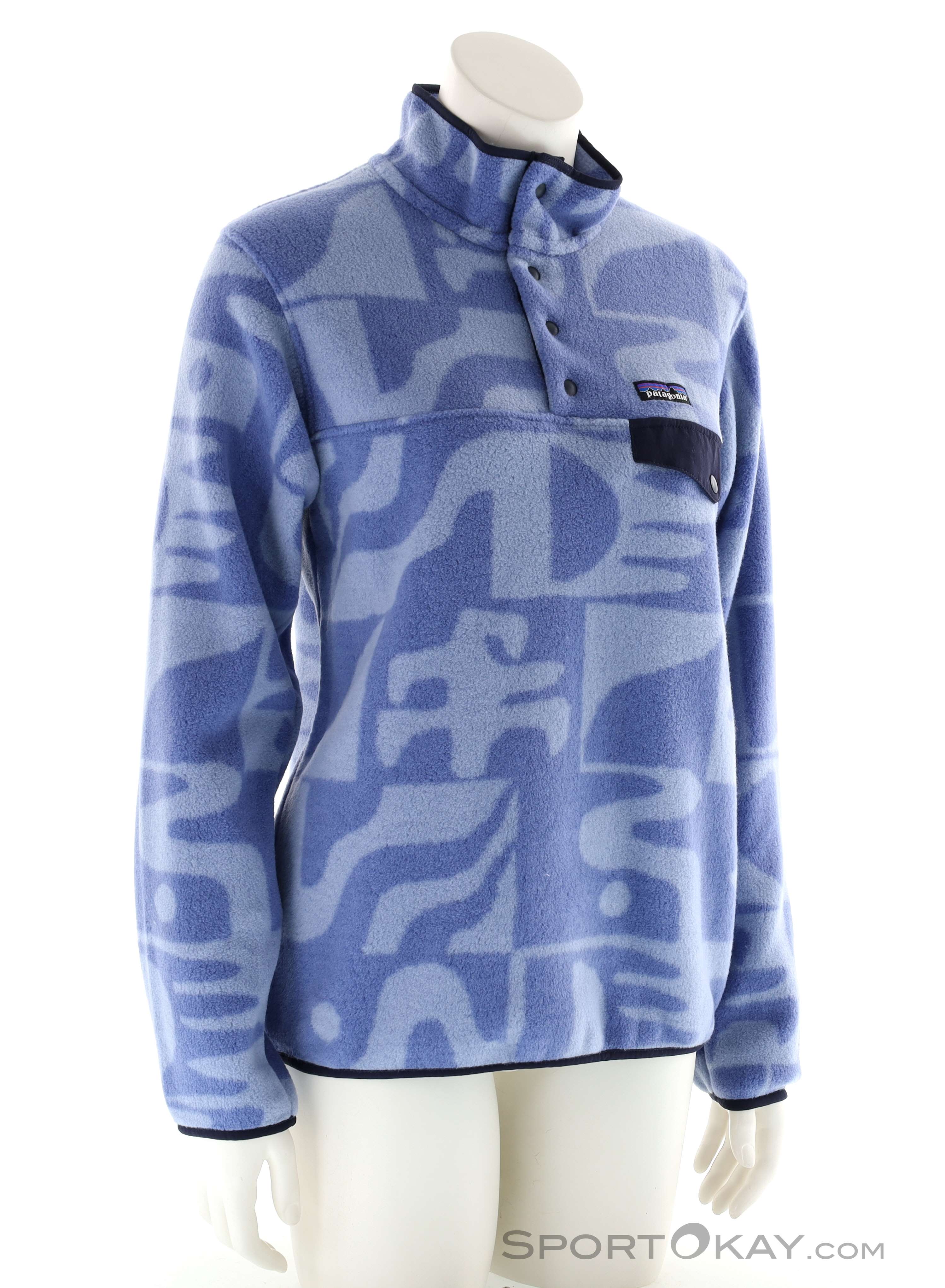 Patagonia Lightweight Synch Snap Damen Sweater, Patagonia, Blau, , Damen, 0505-10005, 5638345538, 198077356165, N1-01.jpg