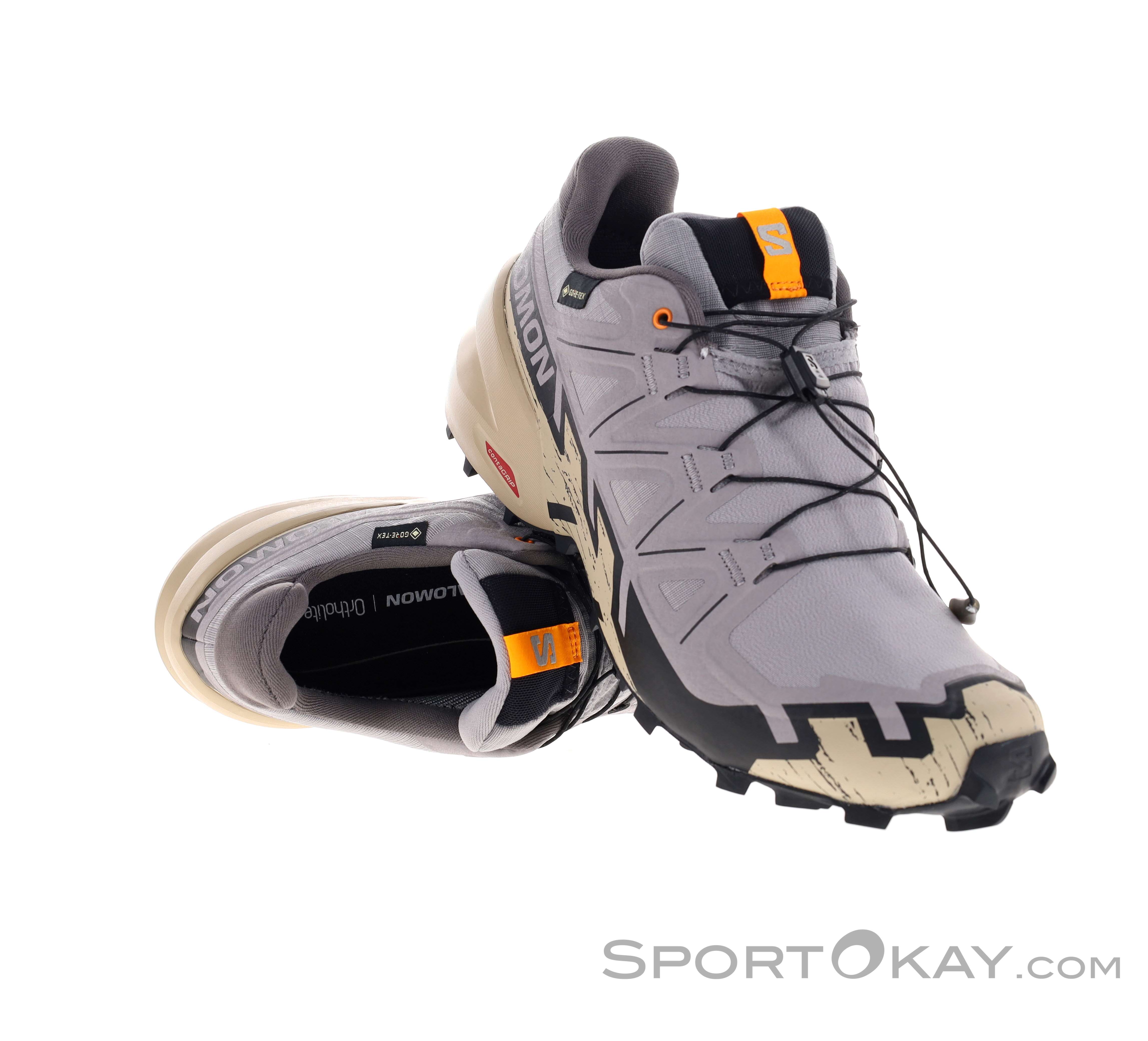 Salomon Speedcross 6 GTX Herren Traillaufschuhe Gore-Tex, Salomon, Hell-Grau, , Herren, 0018-11986, 5638355580, 198720108660, N1-01.jpg