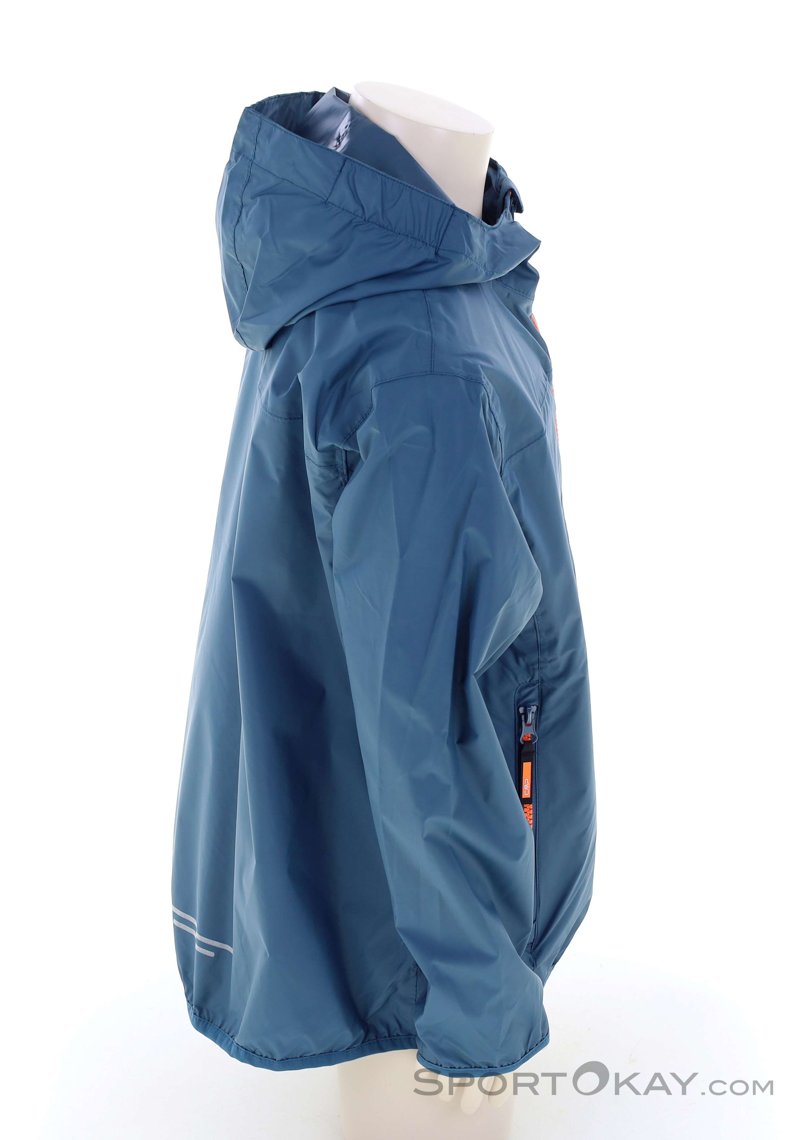 CMP Veste Femme Rain Fix Hood - Veste De Pluie Impermeable Coupe-Vent - Capuche Fixe Poches Zippées