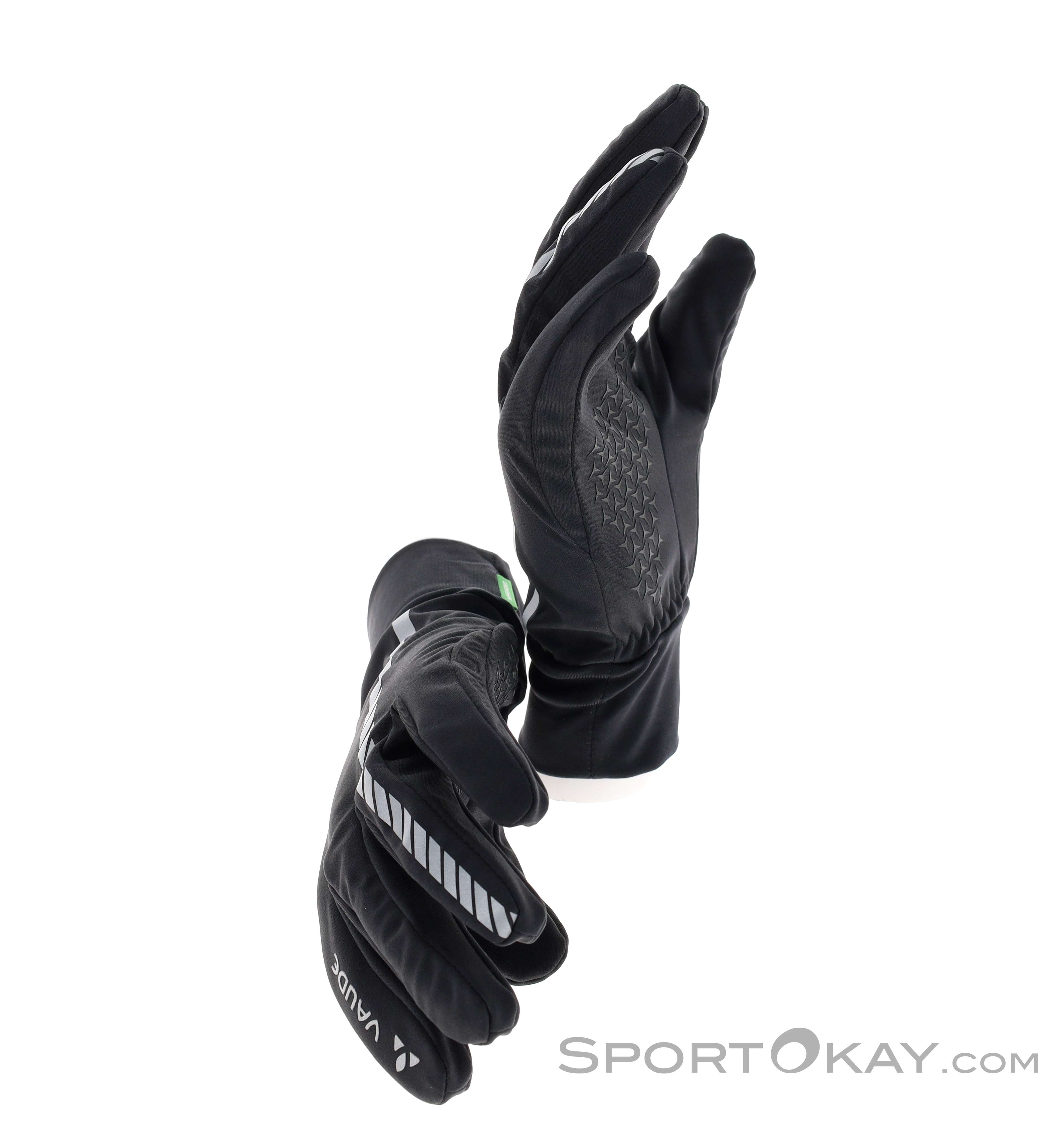 Guantes VAUDE Strone Para Ciclismo – Softshell, Impermeables Y Con Reflectantes Para Tu Seguridad