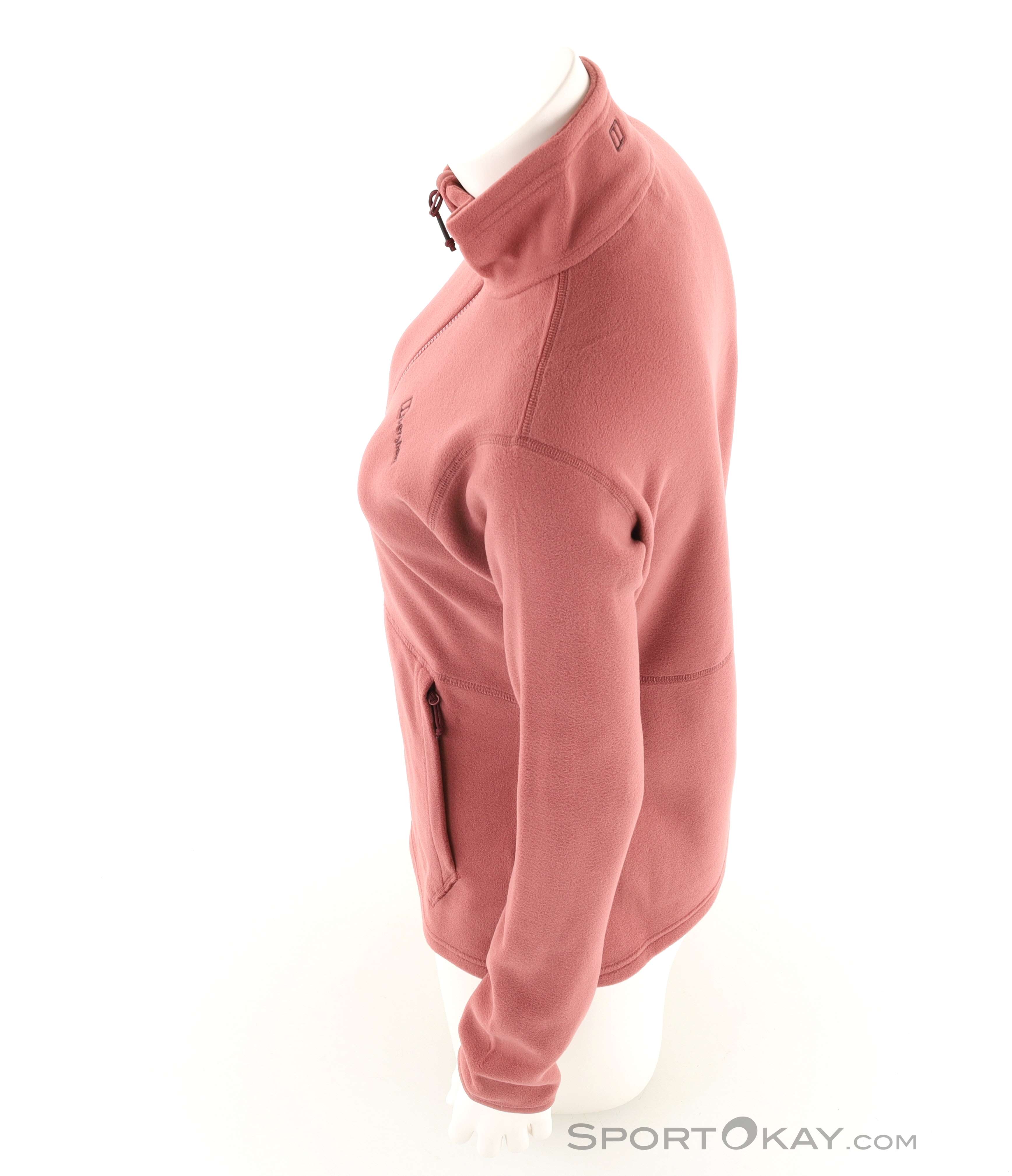 Pull Polaire Berghaus Femme, Taille UK 16, Rose, 1/4 Zip, Randonnée