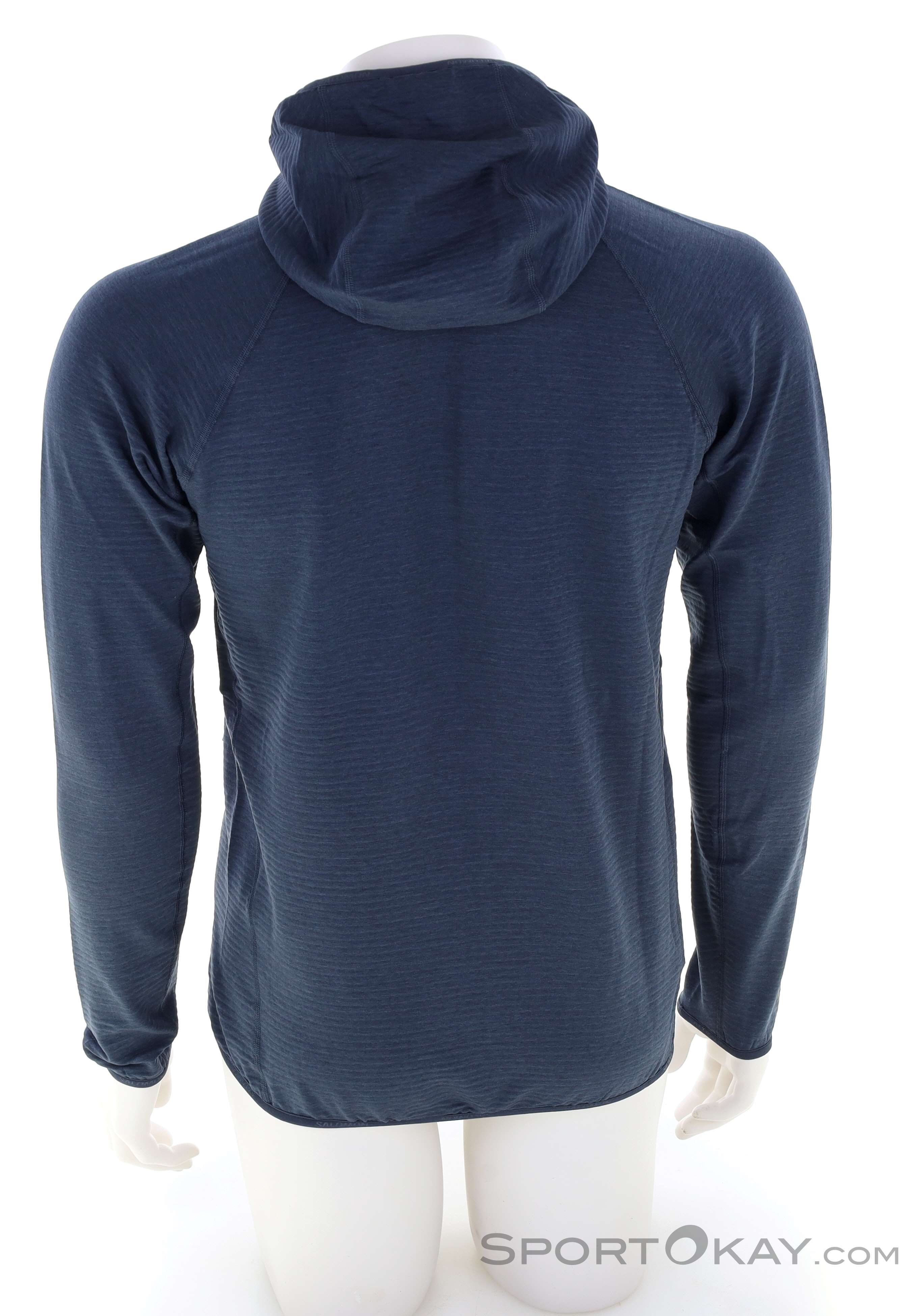 Salomon Essential Lightwarm Hooded Herren Sweater Sweater