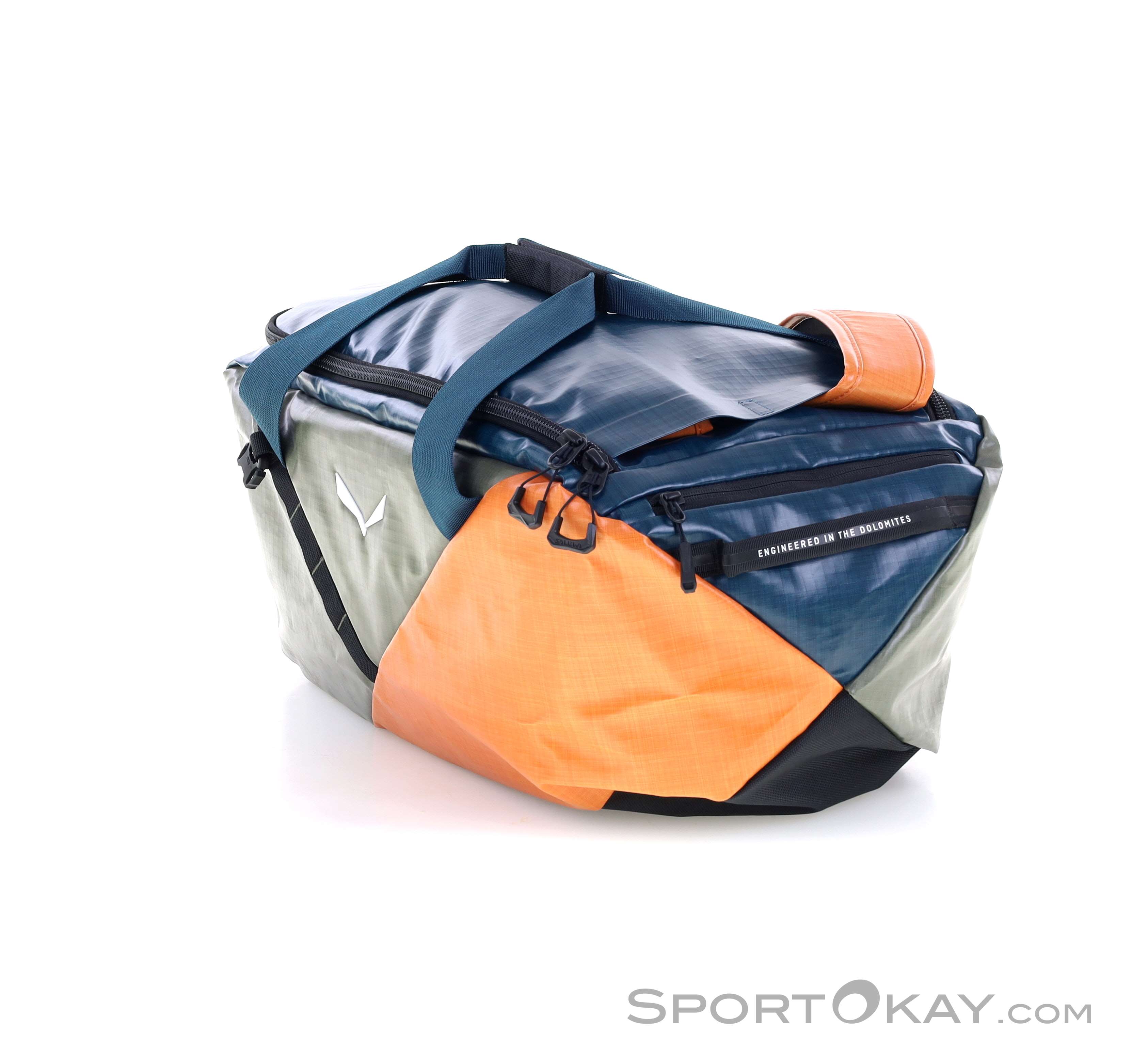 Salewa Discovery Borsone Da Viaggio L – Capienza 90L, Resistente Alle Intemperie, Con Sistema Di Trasporto A Zaino E Cinghie Di Compressione