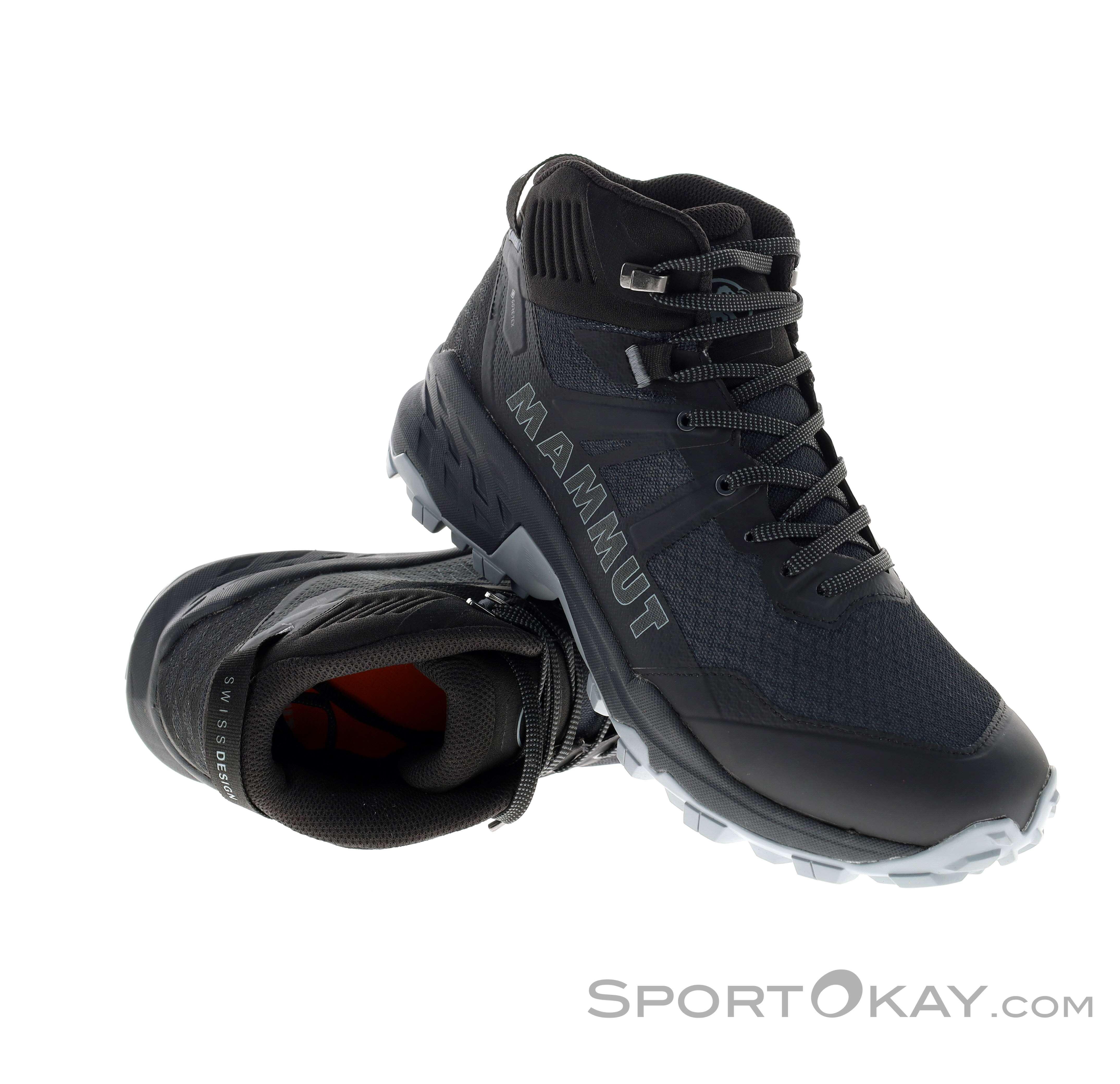 thumbnail image 2 of Mammut SERTIG II MID GORE TEX M - Hiking Shoes - Dark Titanium Vibrant Orange M7342a02y H11 2 of 11