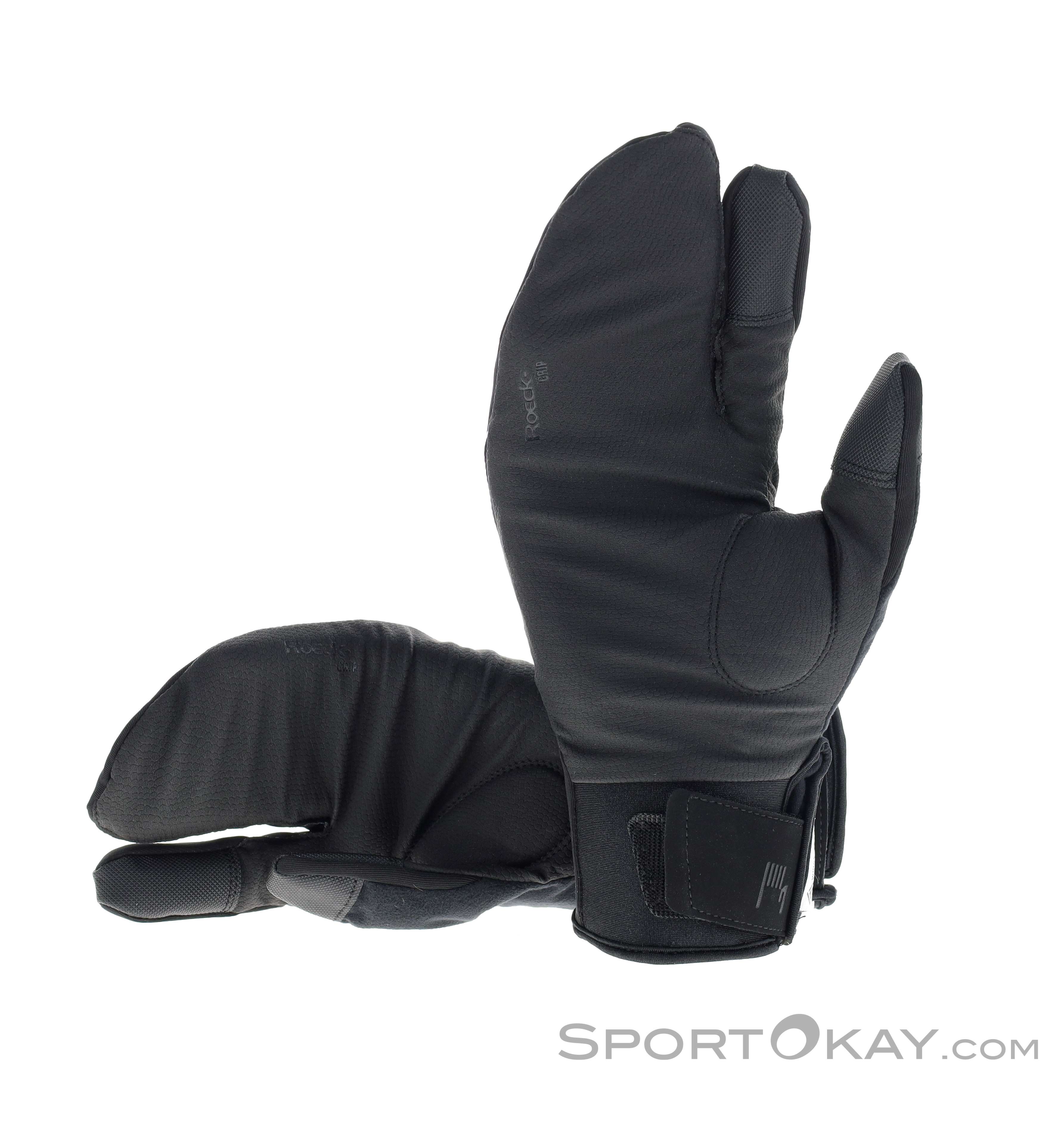 Roeckl Sports Guanti Ciclismo - Icon - 7 - black/fluo yellow