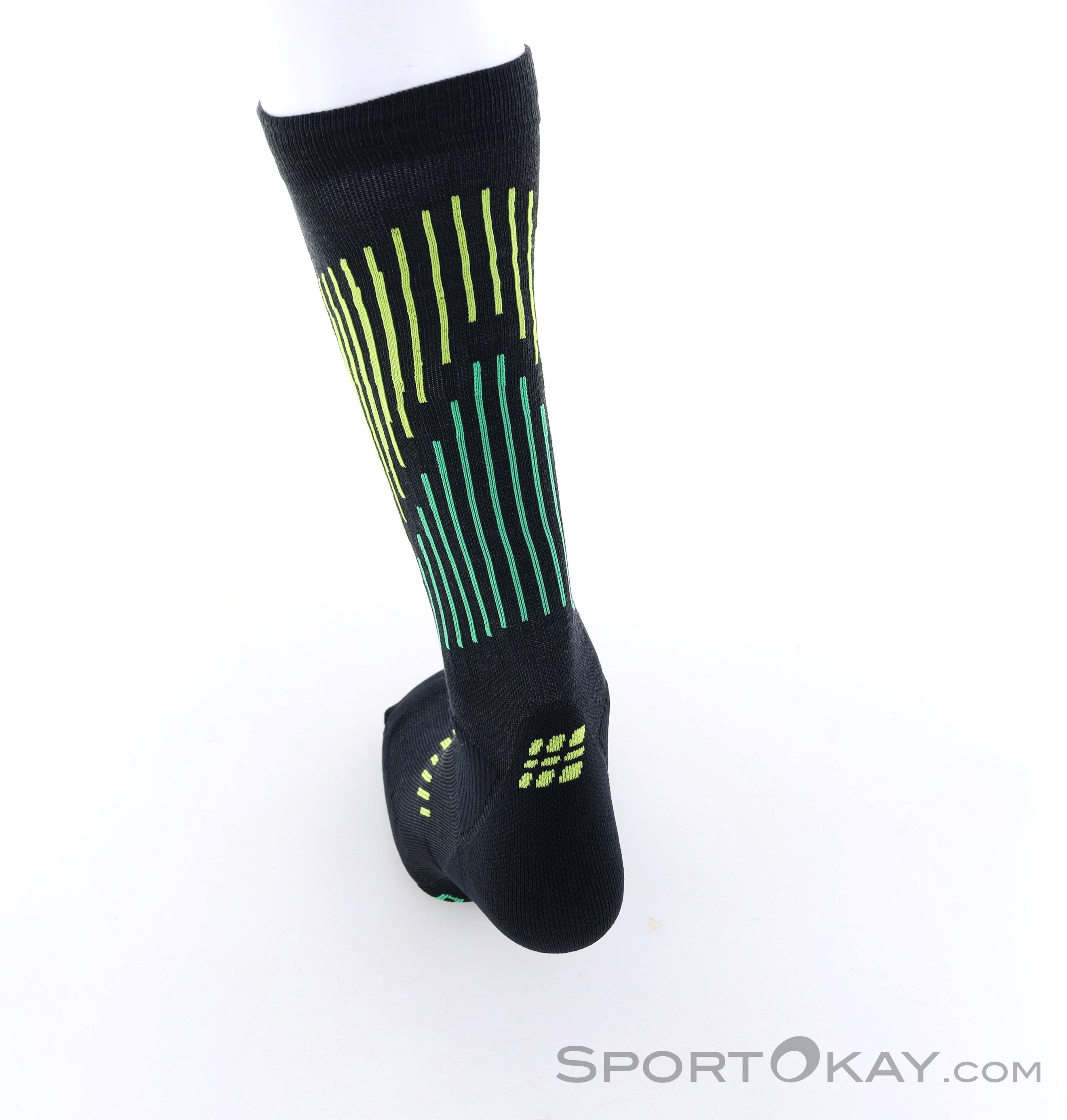 CEP Calze da trekking da uomo, compressione 20-30 mmHg, lana merino