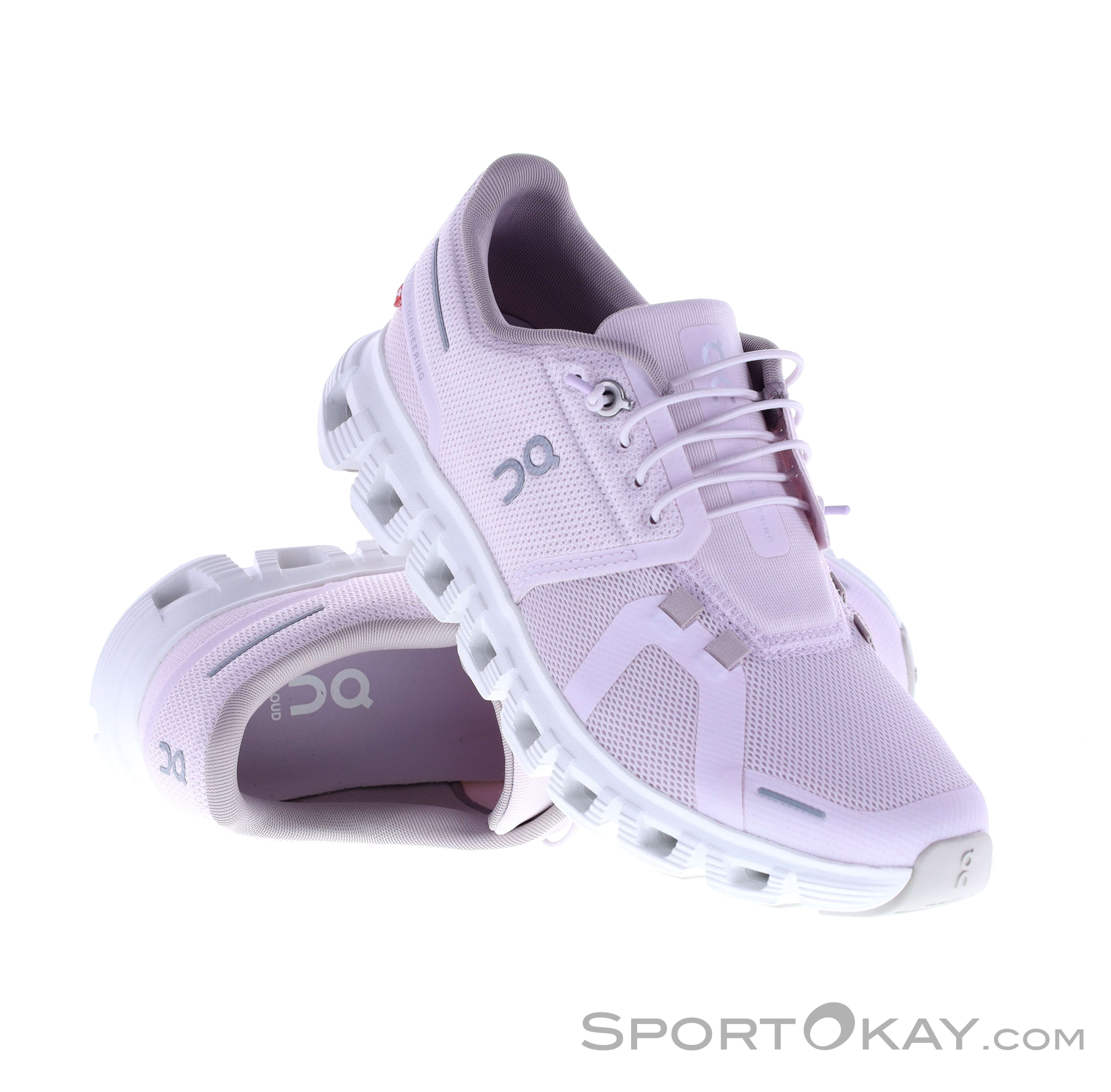 On Cloud 6 Damen Freizeitschuhe, On, Pink-Rosa, , Damen, 0262-10505, 5638375341, 7615537373829, N1-01.jpg