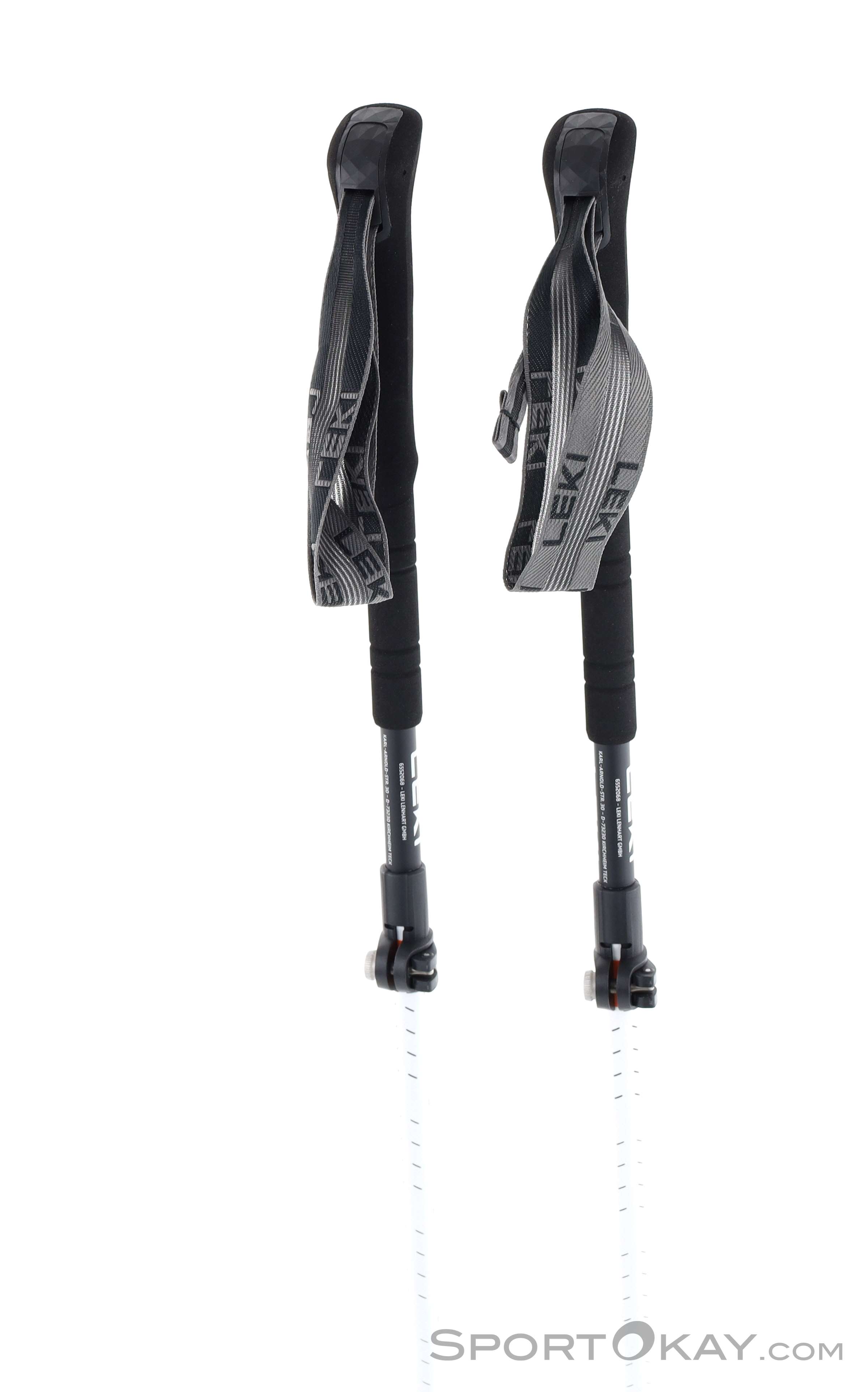 LEKI Skytera FX Carbon SL Bâtons De Marche Pliables Carbone - Ultralégers 170g, Réglables 110-130cm Pour Randonnée Et Alpinisme