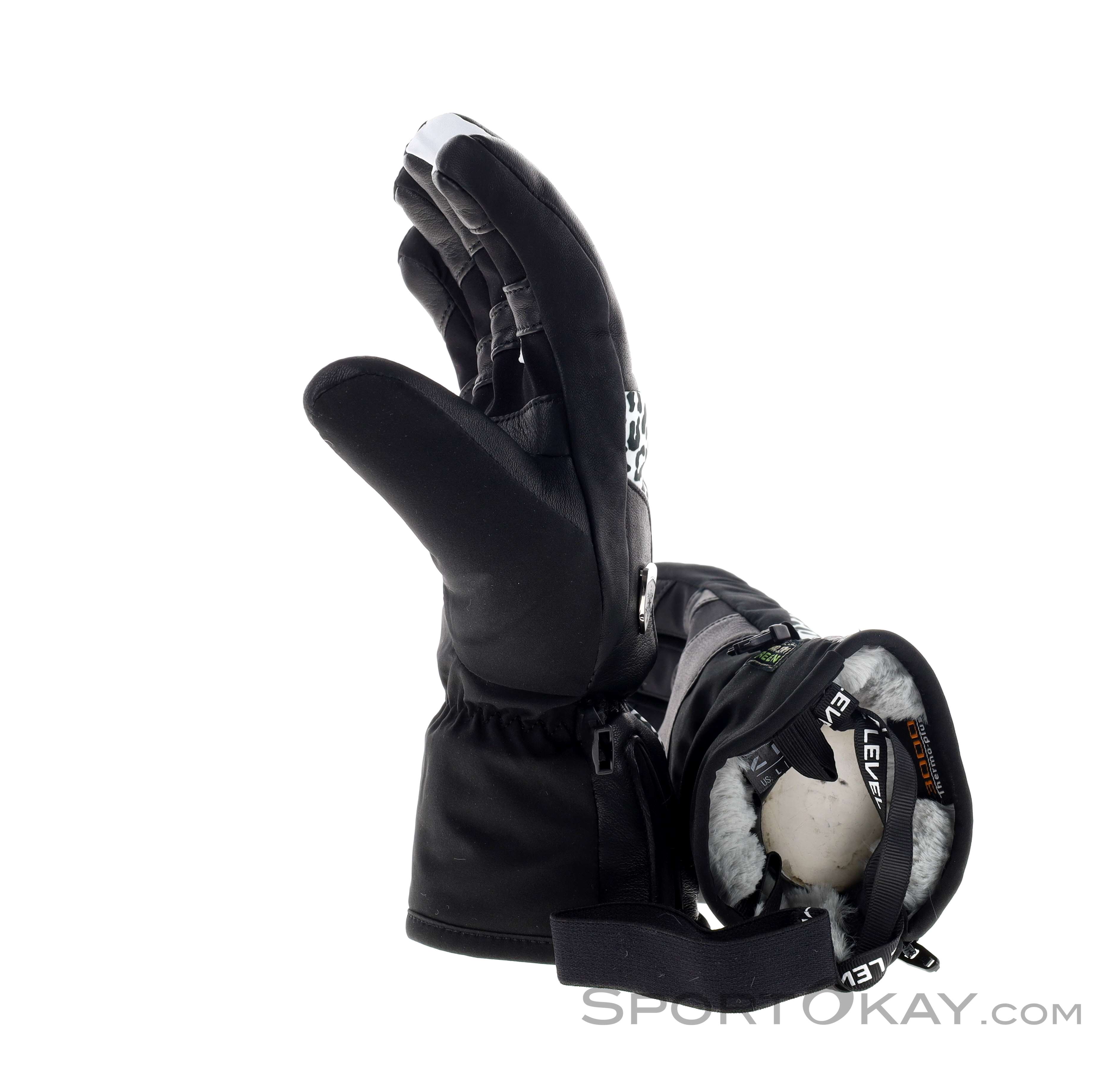 Level Iris Handschuhe, Größe 8/M, Weiß – Mit Primaloft-Wärmeisolierung, Wasserabweisend & Geruchsneutral