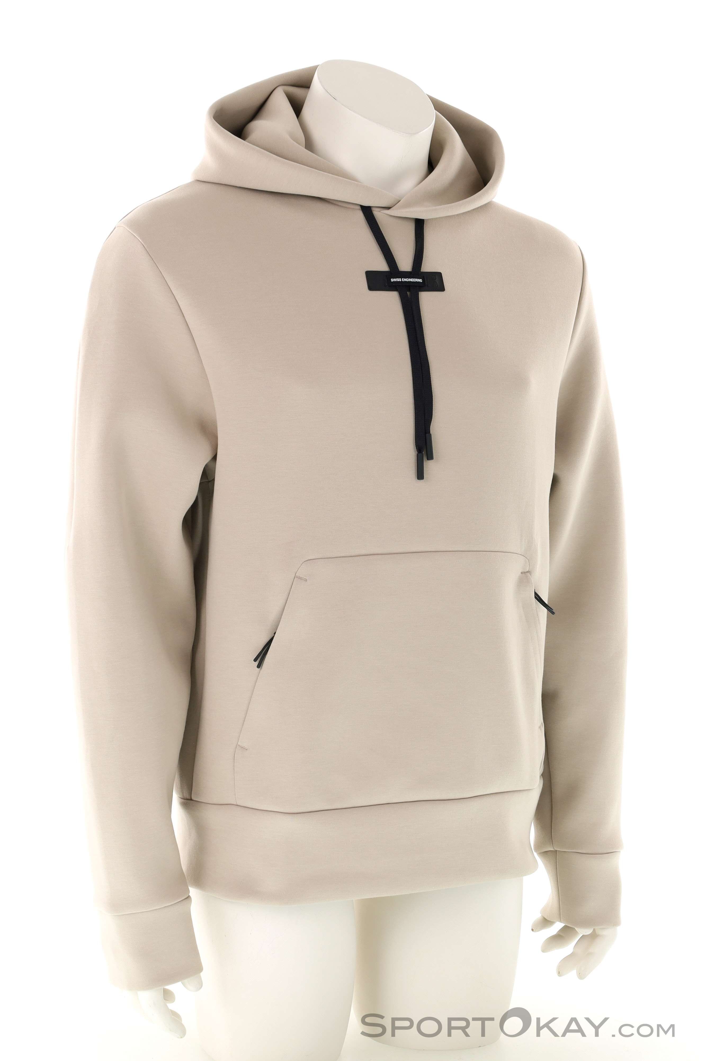 On Focus Tech Hoodie Herren Sweater, On, Beige, , Herren, 0262-10611, 5638390785, 7615537424378, N1-01.jpg