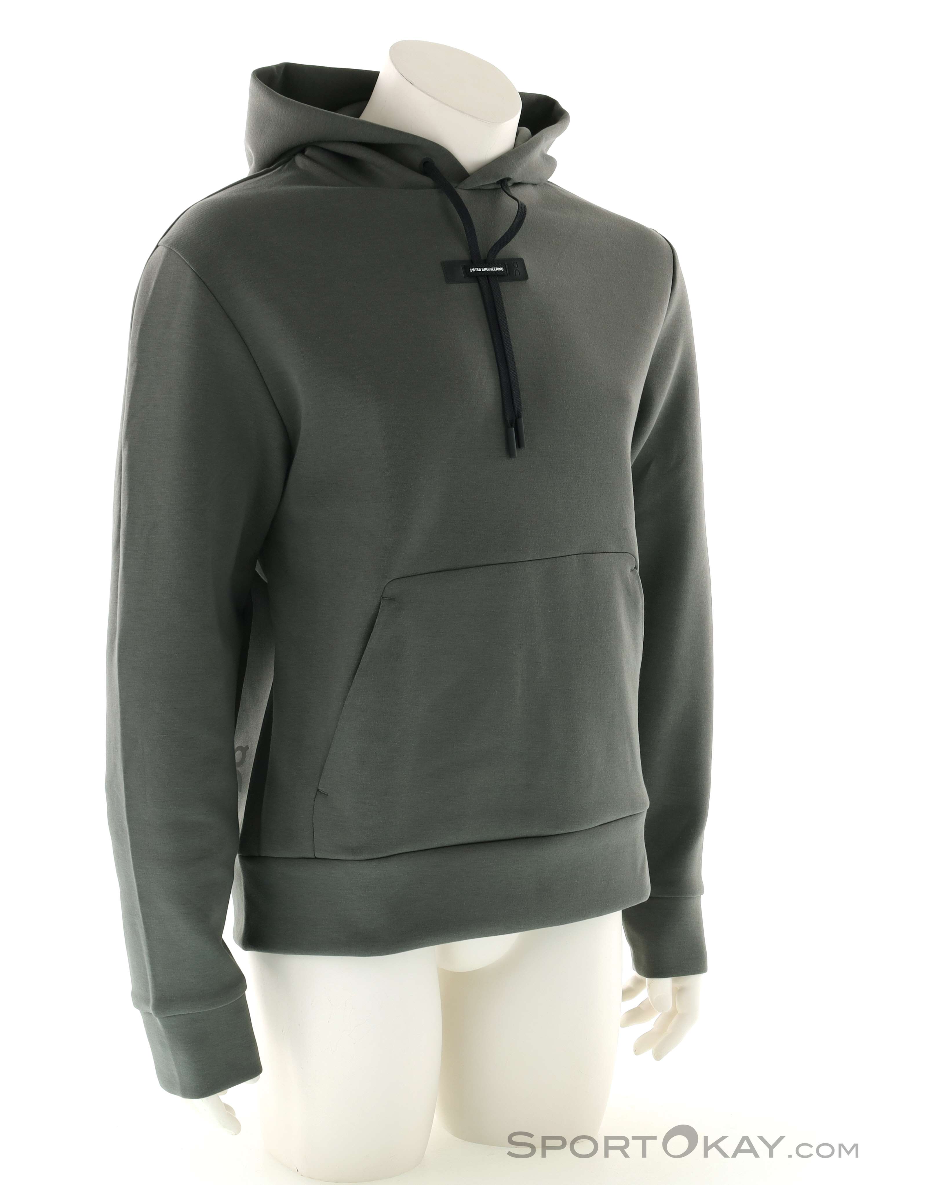 On Focus Tech Hoodie Herren Sweater, On, Dunkel-Grau, , Herren, 0262-10611, 5638390790, 7615537658162, N1-01.jpg