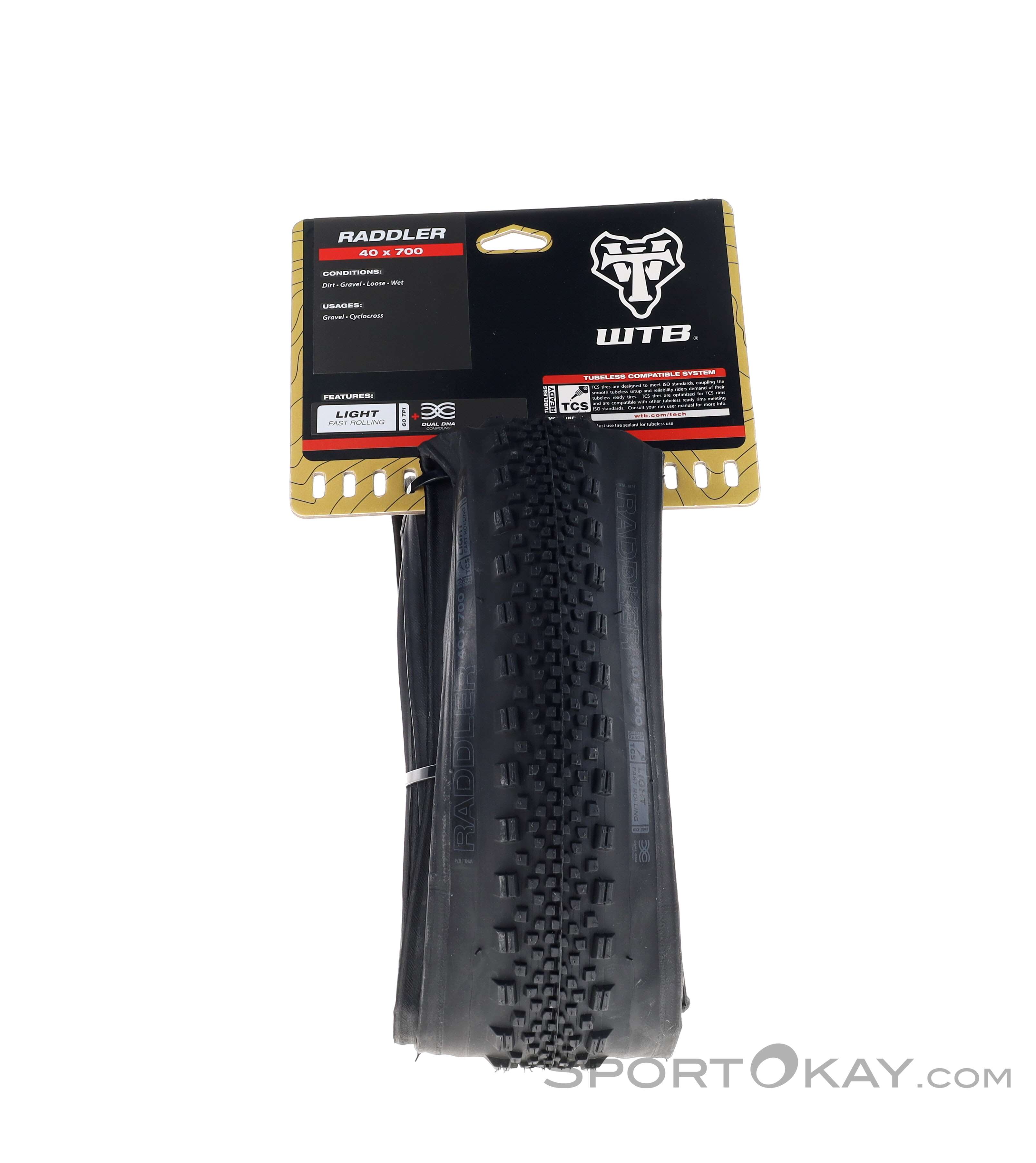 Pneumatico WTB Raddler 700 X 40c TCS Light Fast Rolling - Nuovo Scatola Aperta