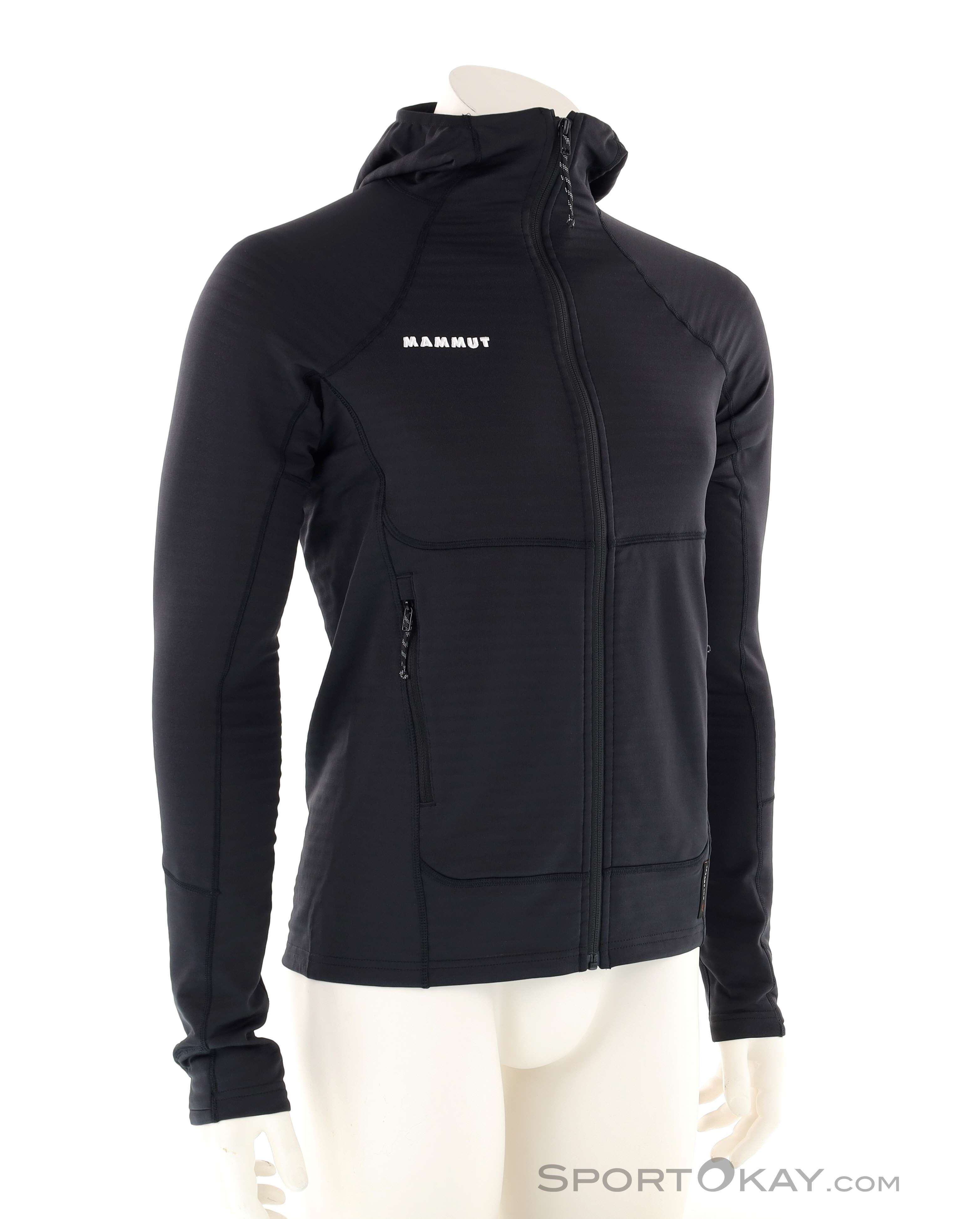 Mammut Taiss ML Hooded Herren Fleecejacke, Mammut, Schwarz, , Herren, 0014-12169, 5638395467, 7619876921451, N1-01.jpg