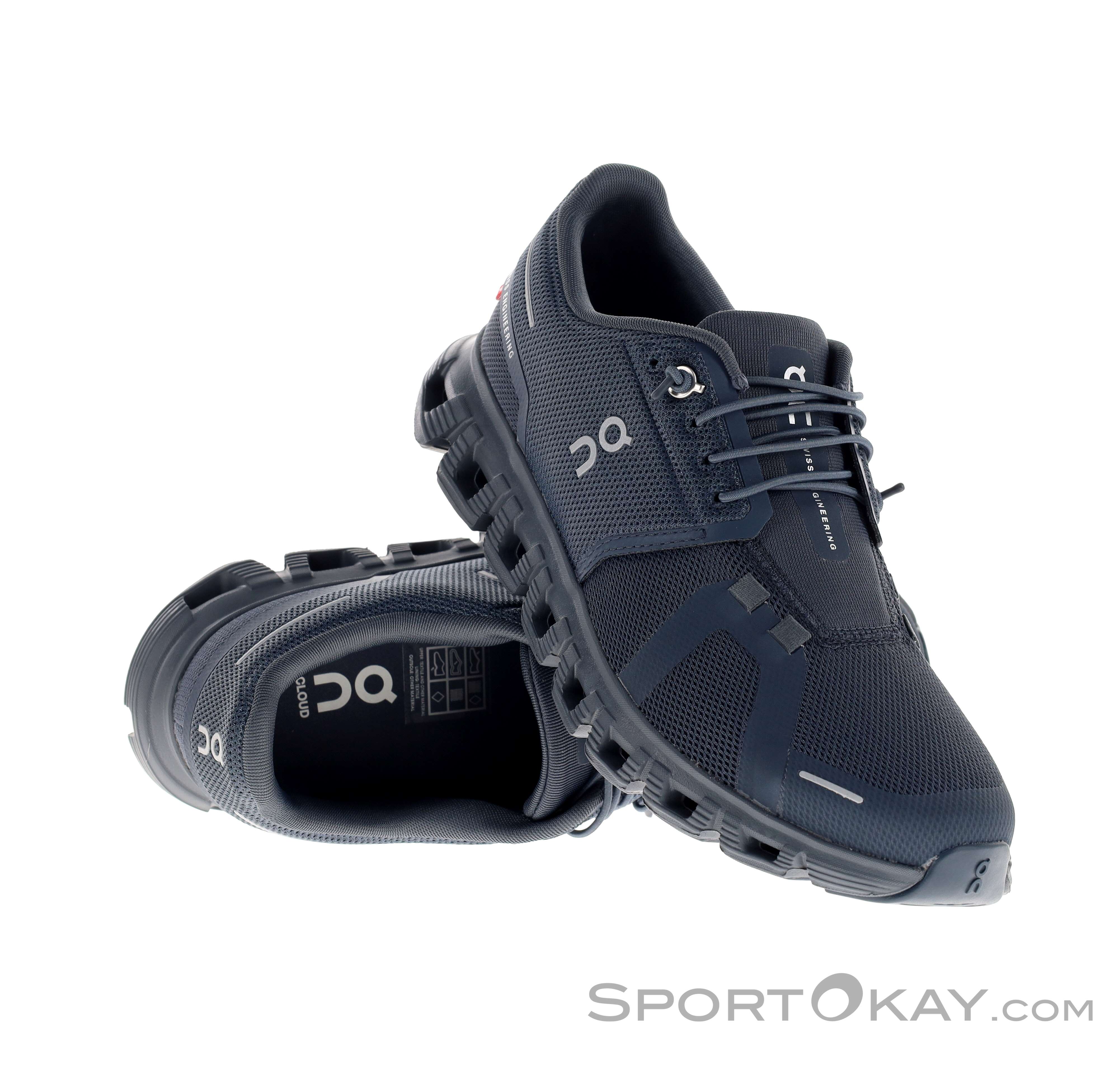 On Cloud 6 Damen Freizeitschuhe, On, Dunkel-Blau, , Damen, 0262-10505, 5638395601, 7615537406060, N1-01.jpg