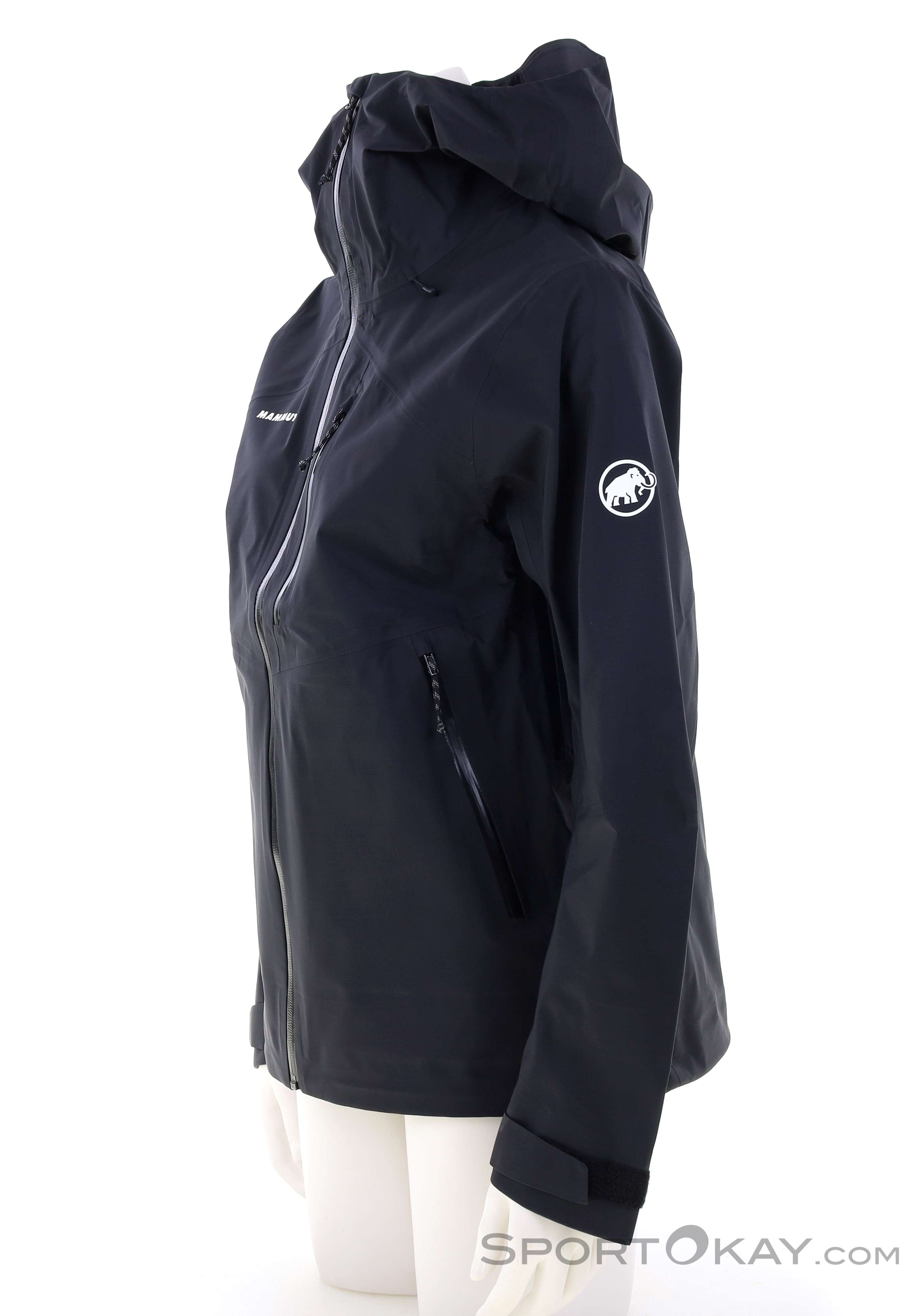 Mammut Giacca Con Cappuccio Guide HS Donna – Giacca Hardshell Impermeabile, Con Cappuccio Compatibile Casco, Zip YKK, Per Alpinismo E Trekking