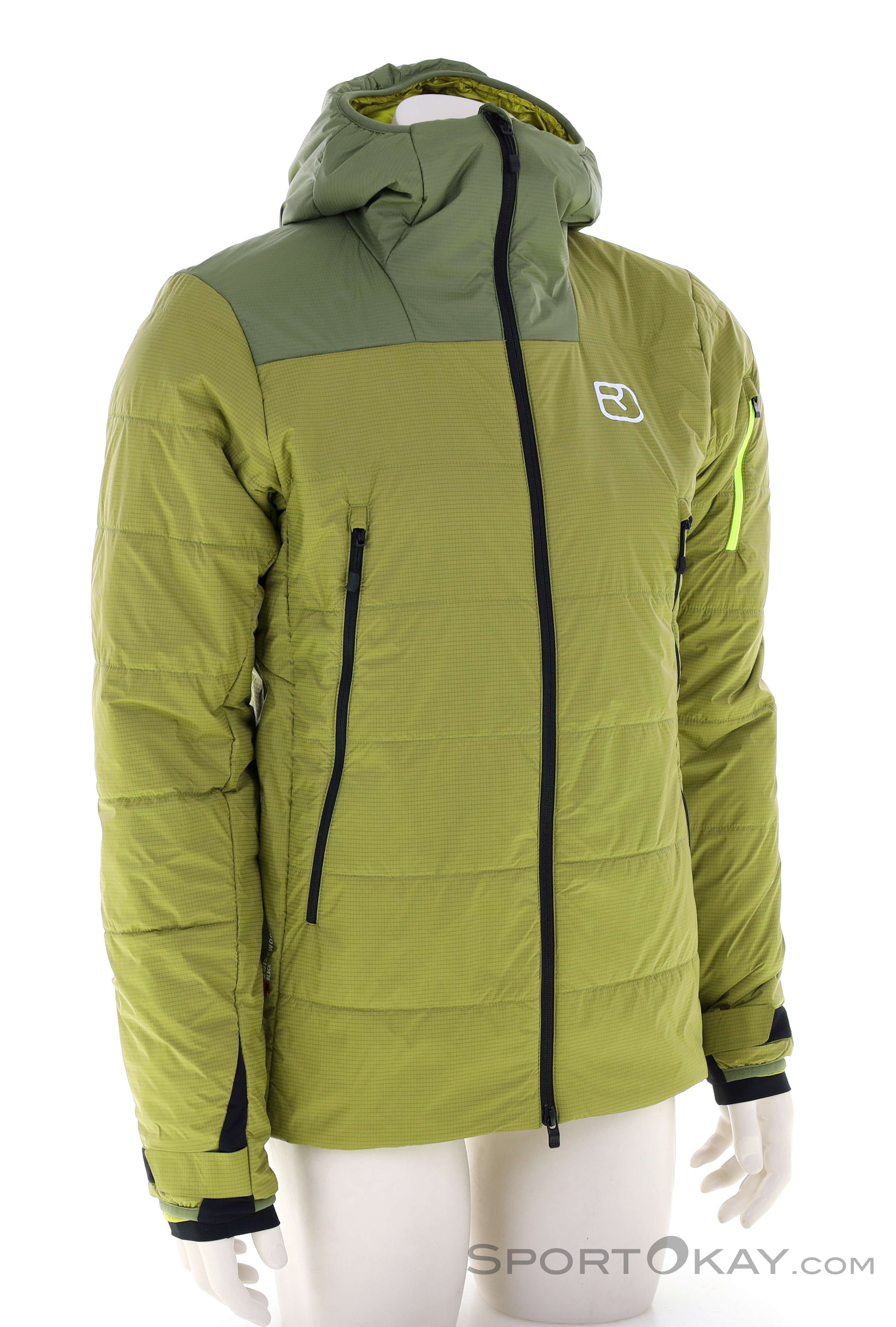 Ortovox Swisswool Zinal Herren Isolationsjacke, Ortovox, Oliv-Dunkelgrün, , Herren, 0016-12496, 5638416649, 4251877753100, N1-01.jpg