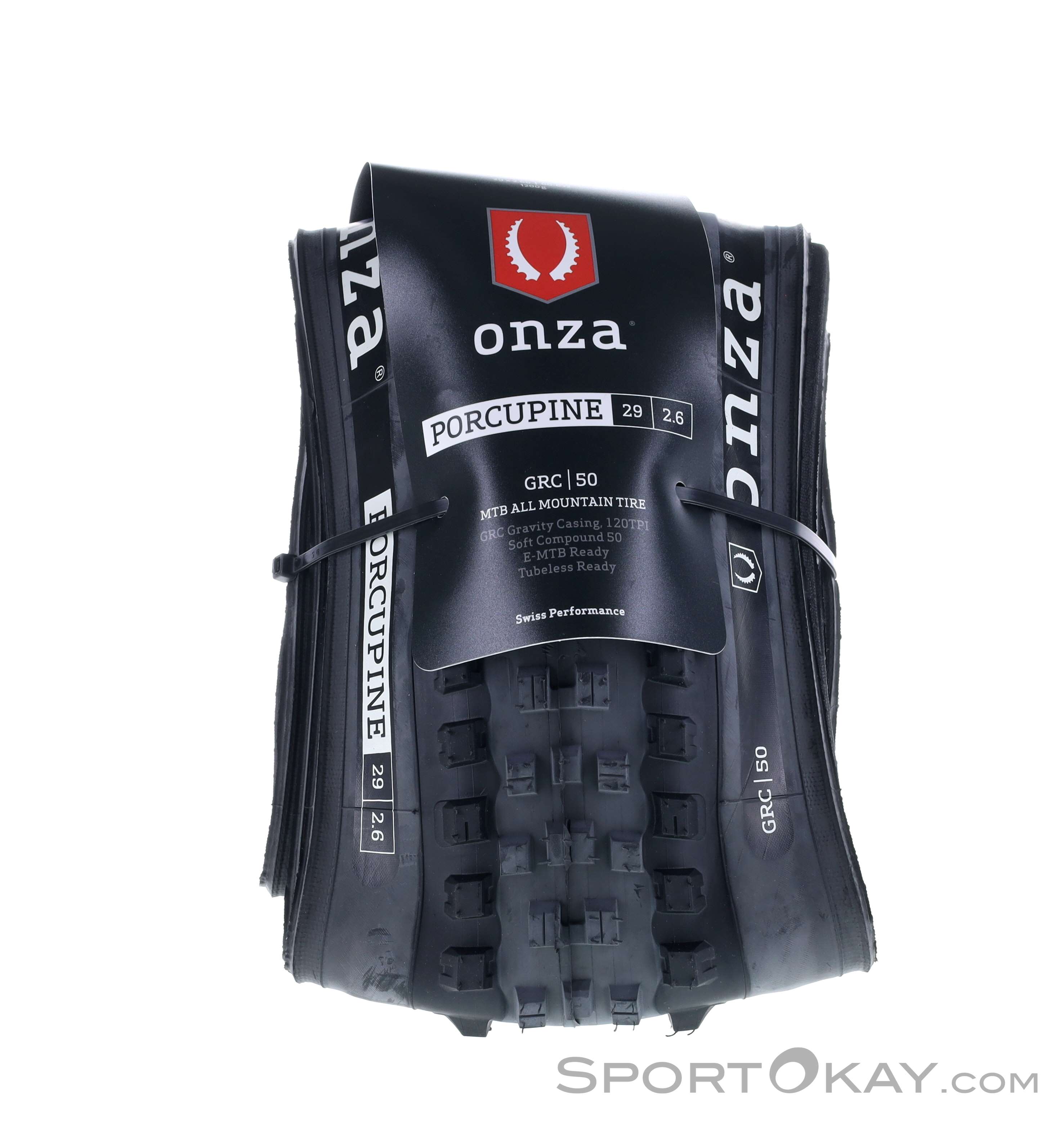 Onza Porcupine, Pneumatico MTB Unisex Adulto, Nero, 27.5 x 2.60