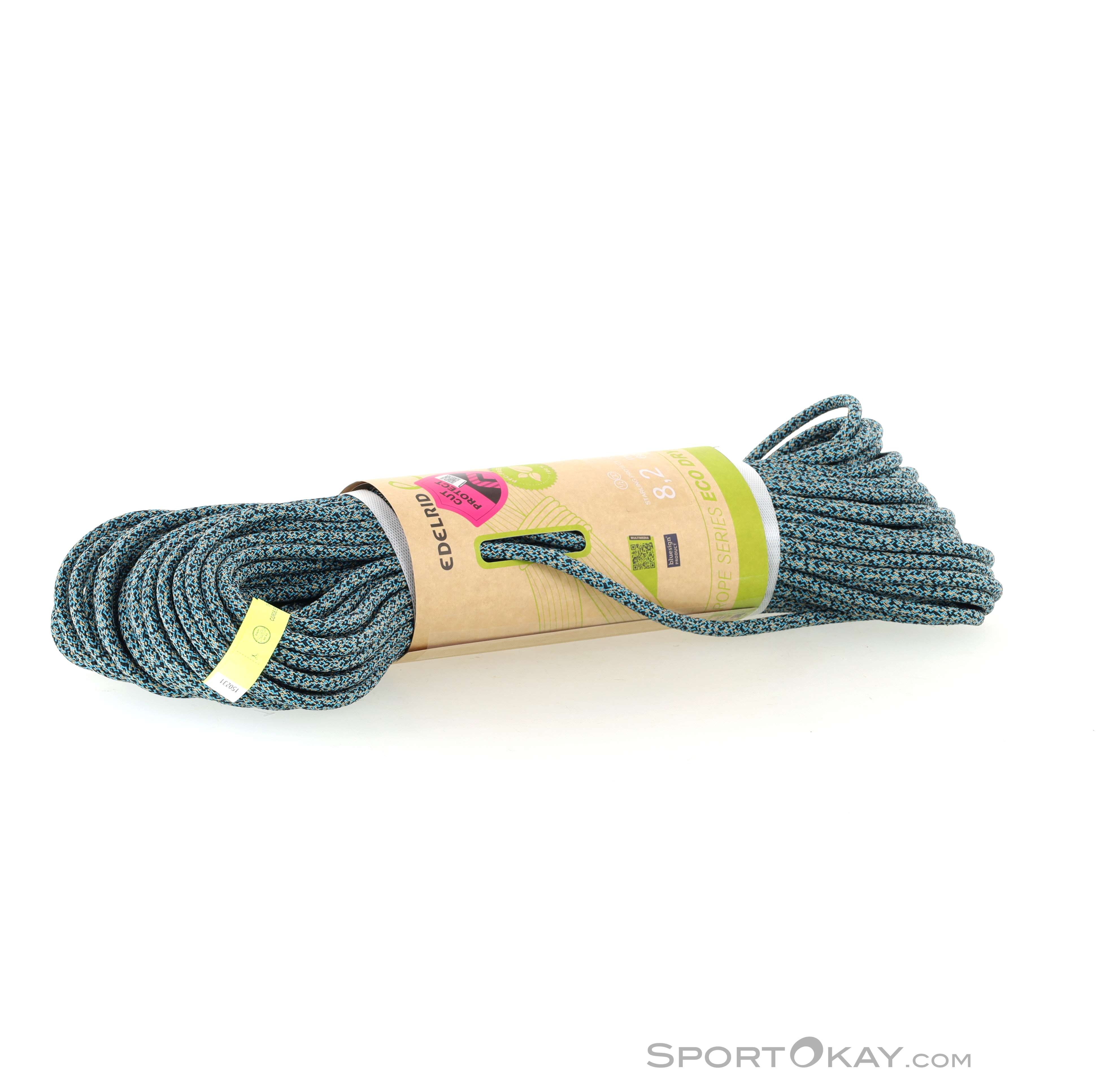 Edelrid starling Protect Eco Dry 8,2mm 60m Climbing Rope - Half Rope ...