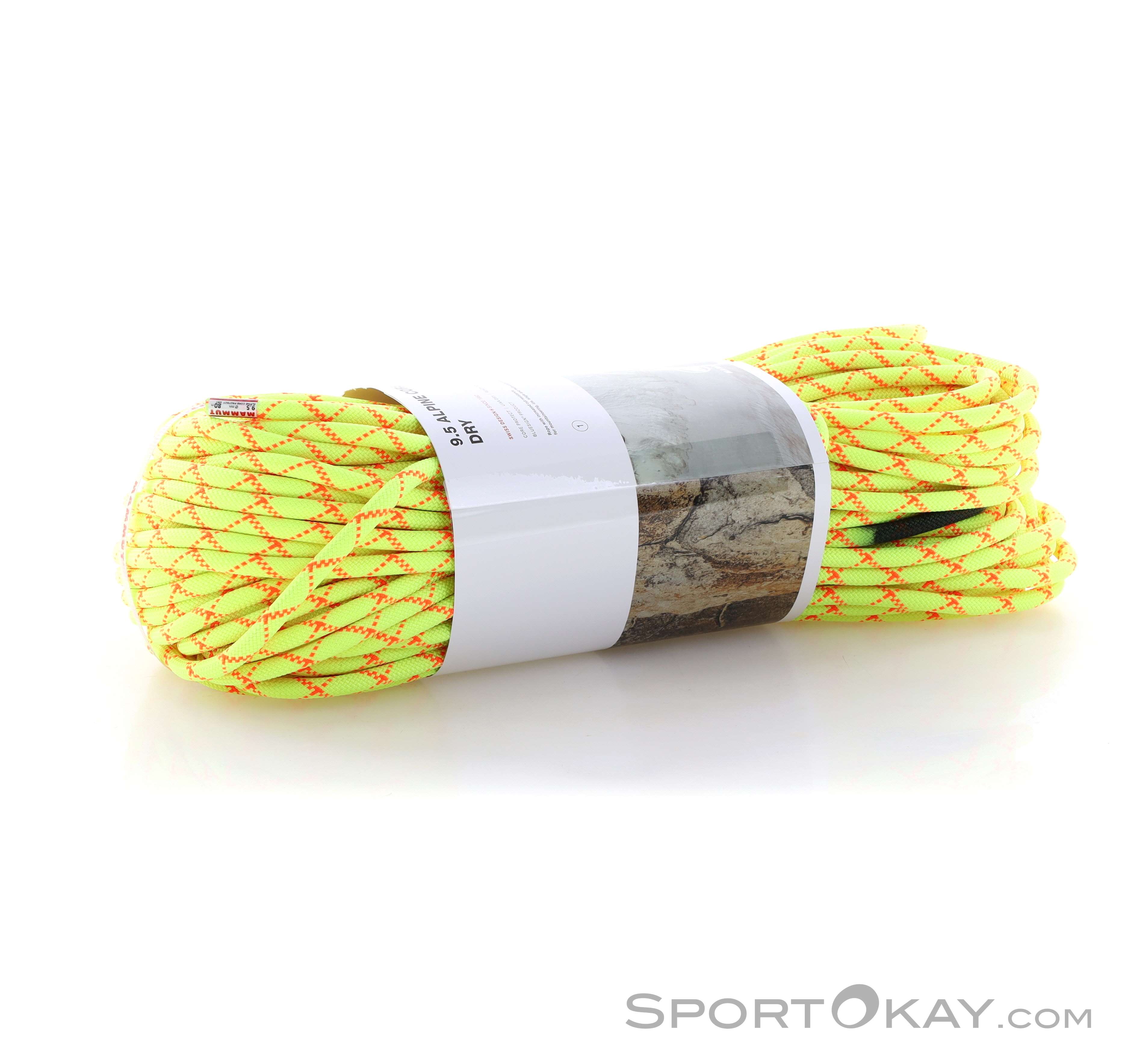 Mammut 9.5 Alpine Core Protect Dry Rope 80m Climbing Rope - Single Rope ...