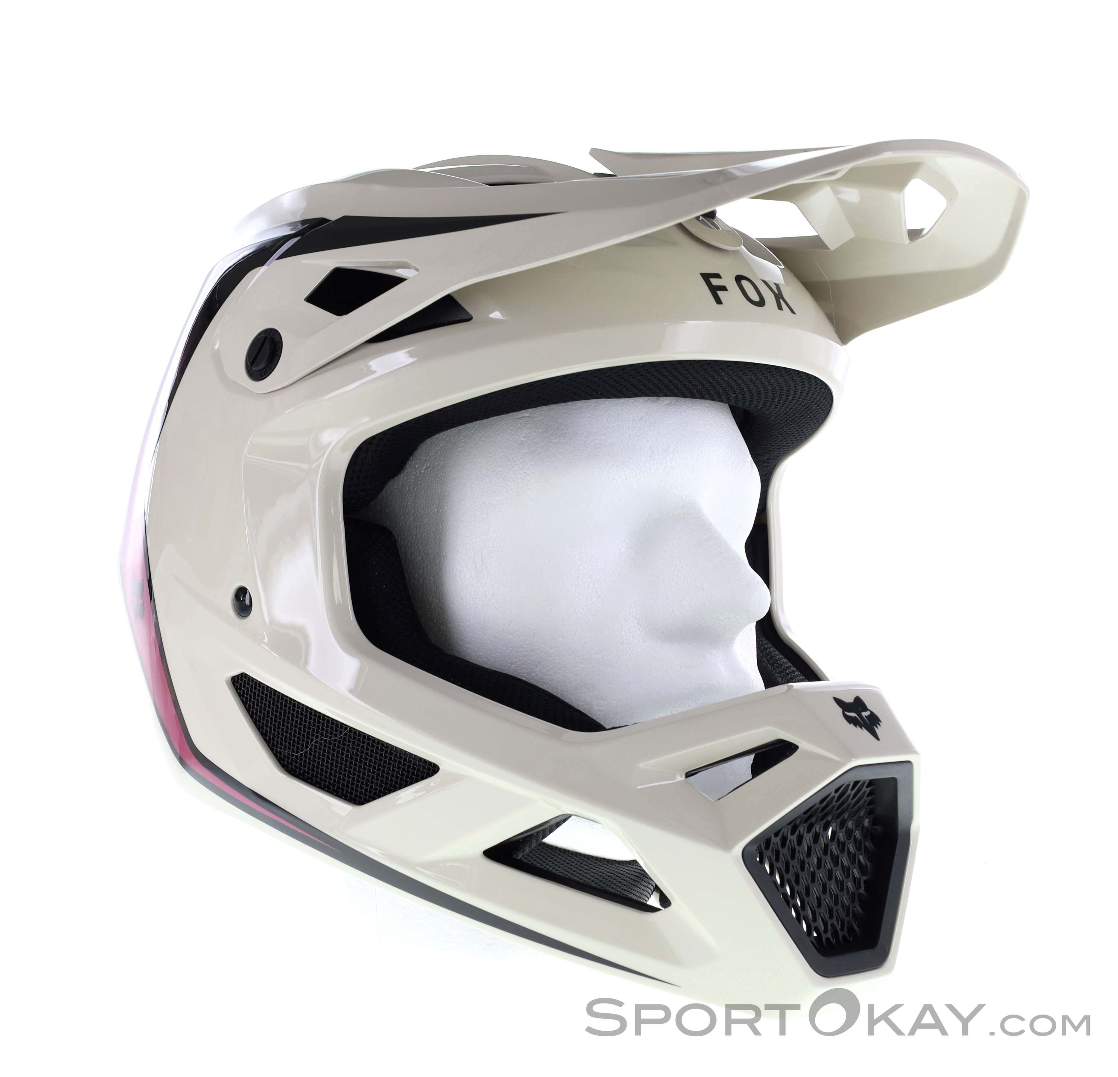 Fox Racing - Rampage, CE Helme - Jugendliche Unisex - Schutzausrüstung, Fahrradhelm, Mountainbike-Helm, MTB-Schutzhelm, Schwarz/Schwarz, YS
