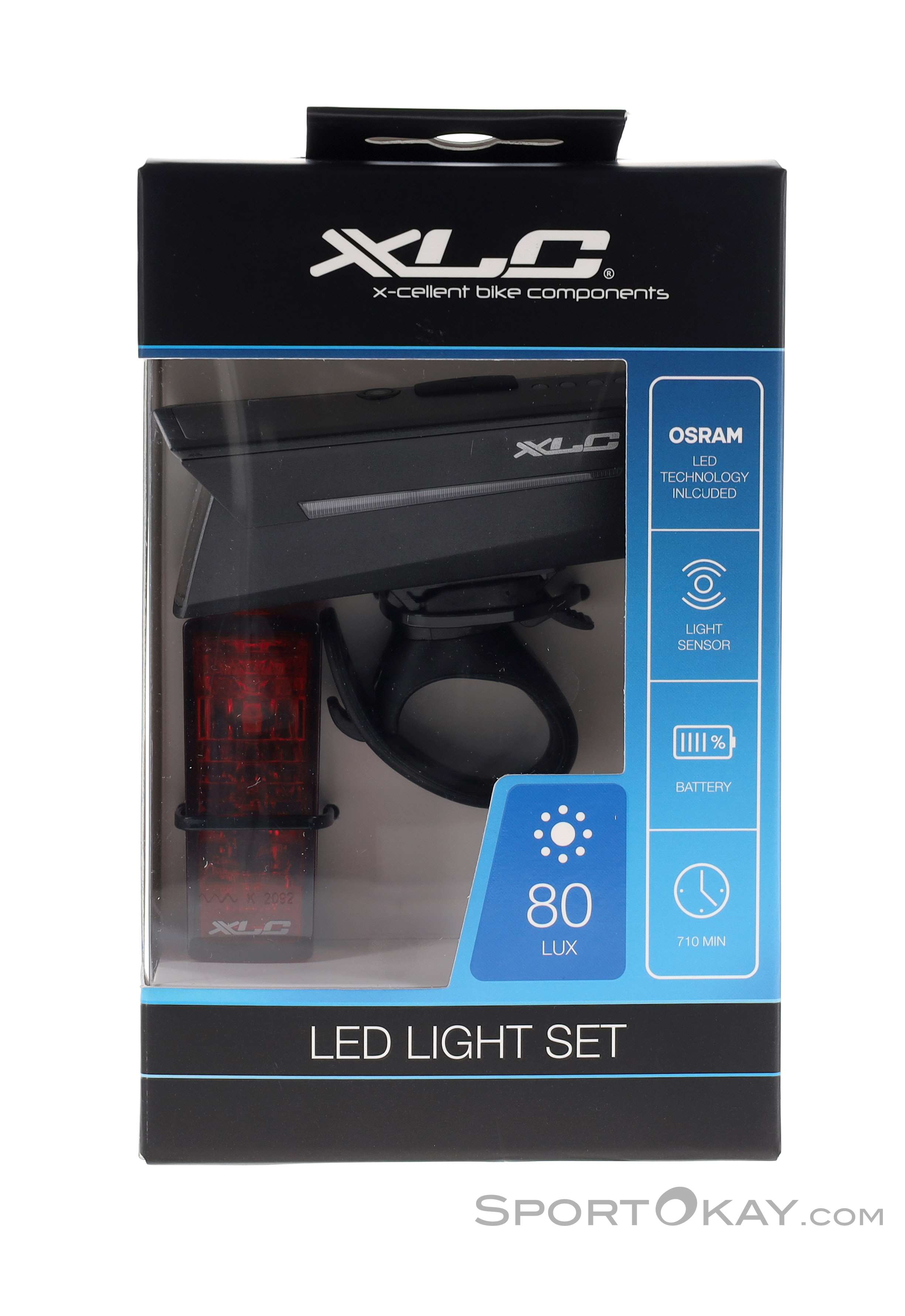 XLC Proxima Pro CL-S25 Bike Light Set - Lights - Accessory - Bike - All