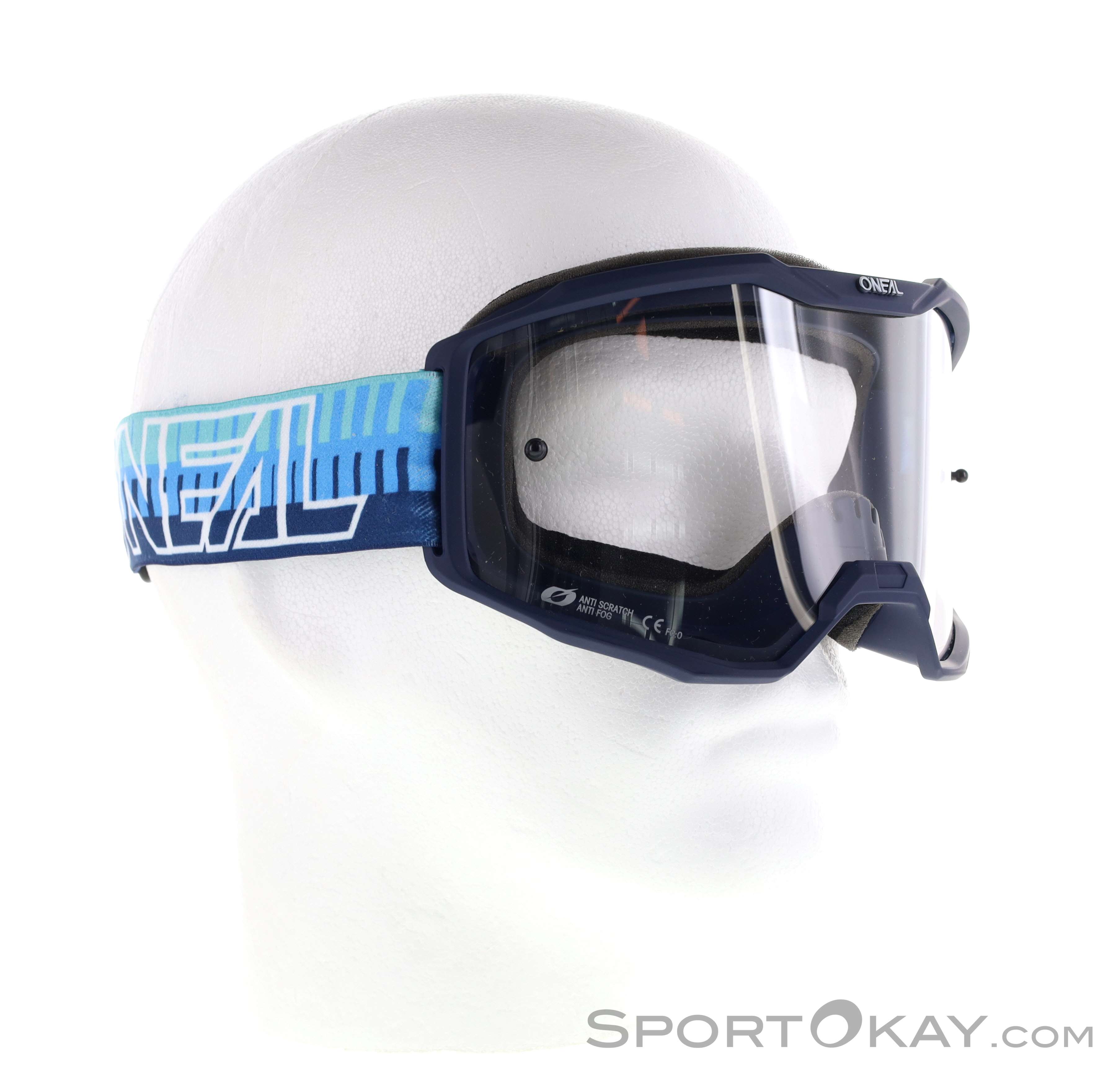 Lunettes Motocross O'NEAL B-Zero - Protection Yeux Rose - Verre Anti-Chocs Et UV Pour Moto VTT