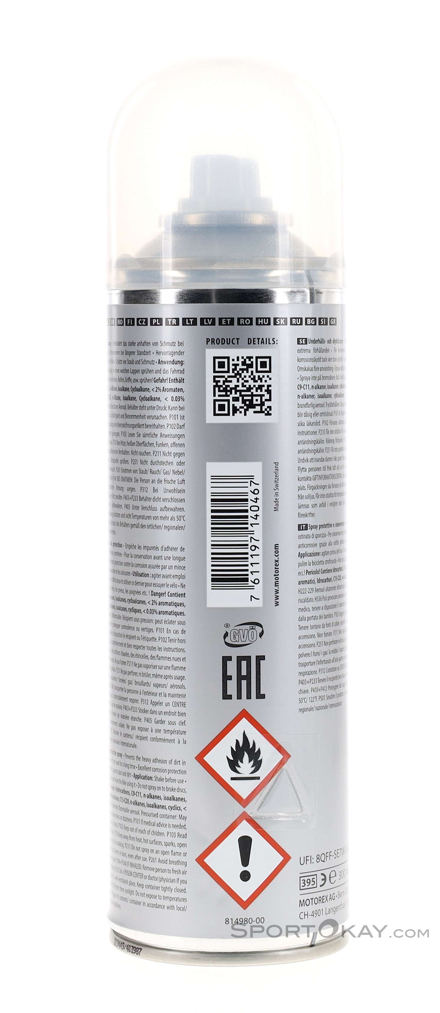 Motorex Bike Shine Spray 300ml Spray Protettivo - Pulizia ...