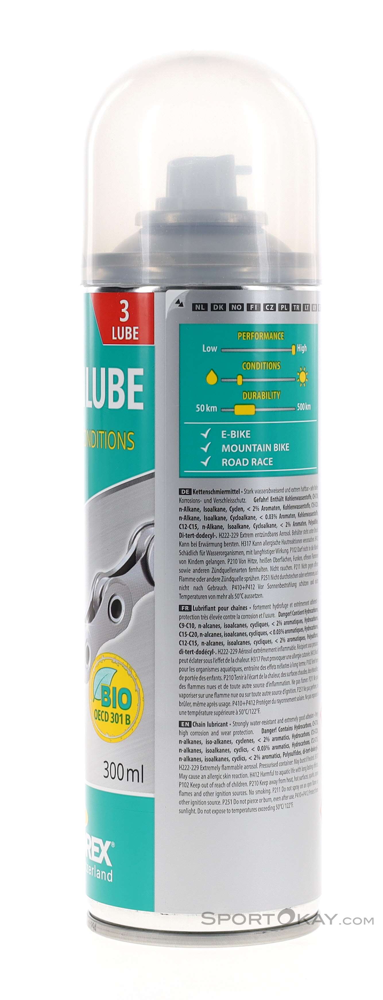 Motorex Wet Protect Chainlube Spray Chain Lubricant - Lubricants ...