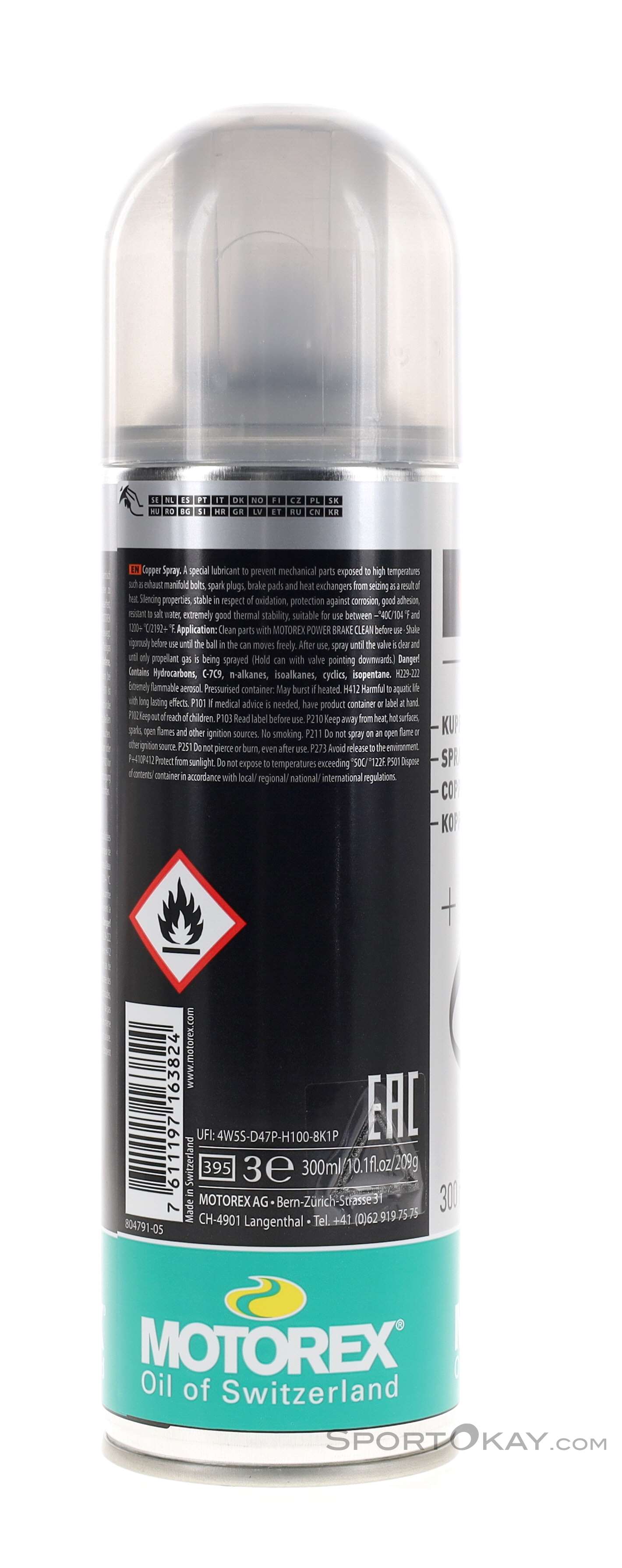 Motorex Copper Spray 300ml Care Spray - Lubricants - Tools & Care ...