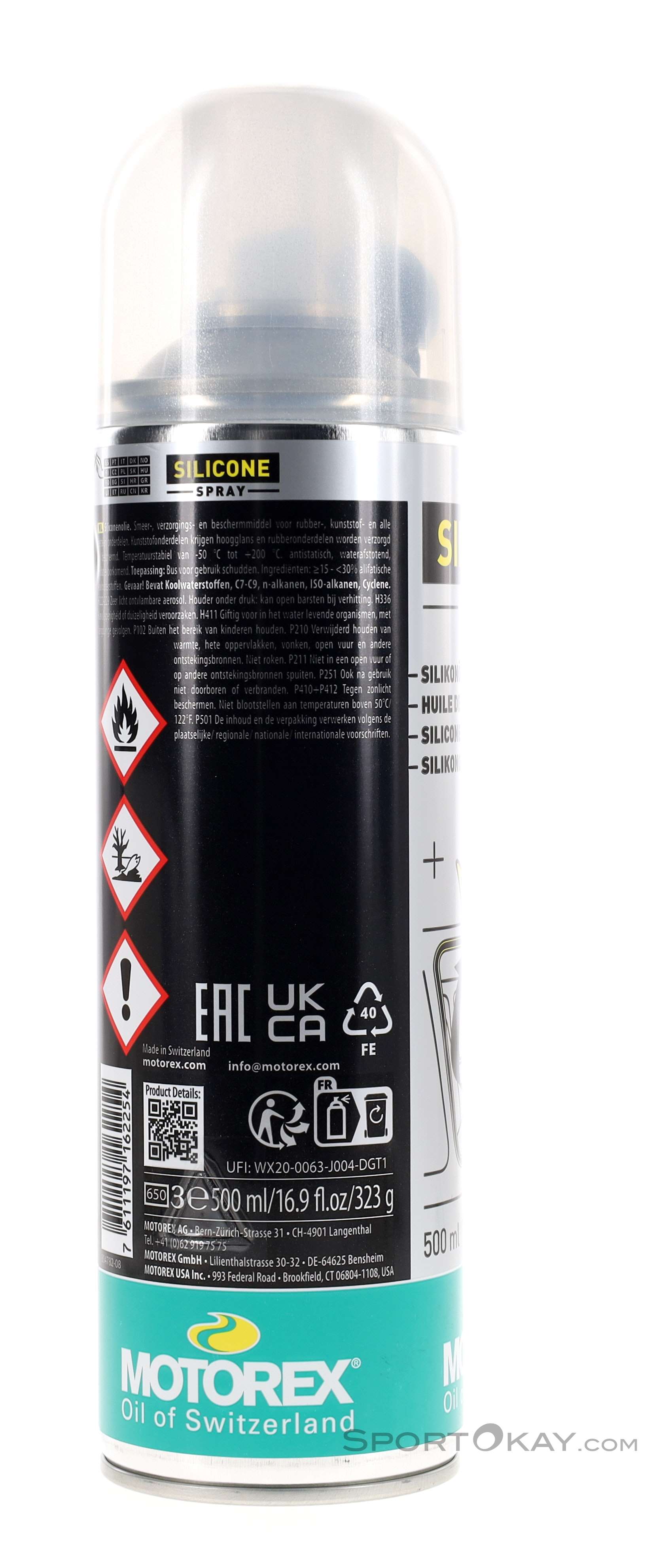 Motorex Silicone Spray 500ml Verzorgingsspray - Reiniging & Verzorging ...